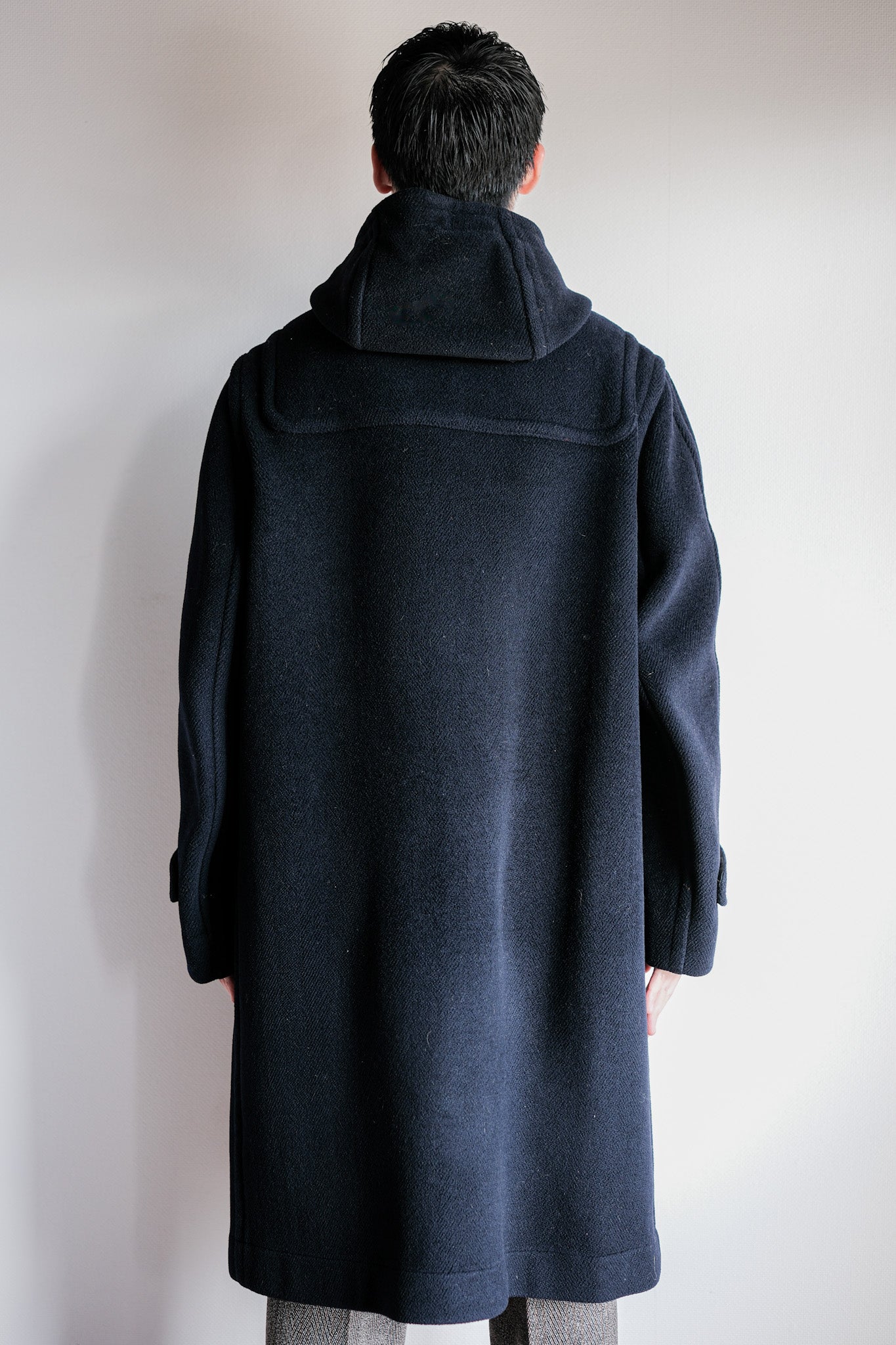 【~90's】Old INVERTERE HBT Wool Duffle Coat Size.40L "Moorbrook" "M.BARDELLI 別注"