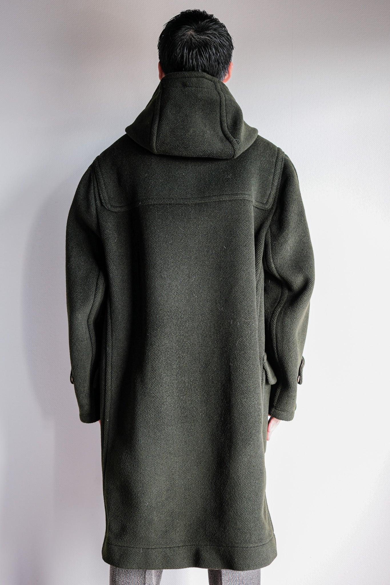 【~90's】Old INVERTERE HBT Wool Duffle Coat "Moorbrook" "DAVIDE CENCI 別注"