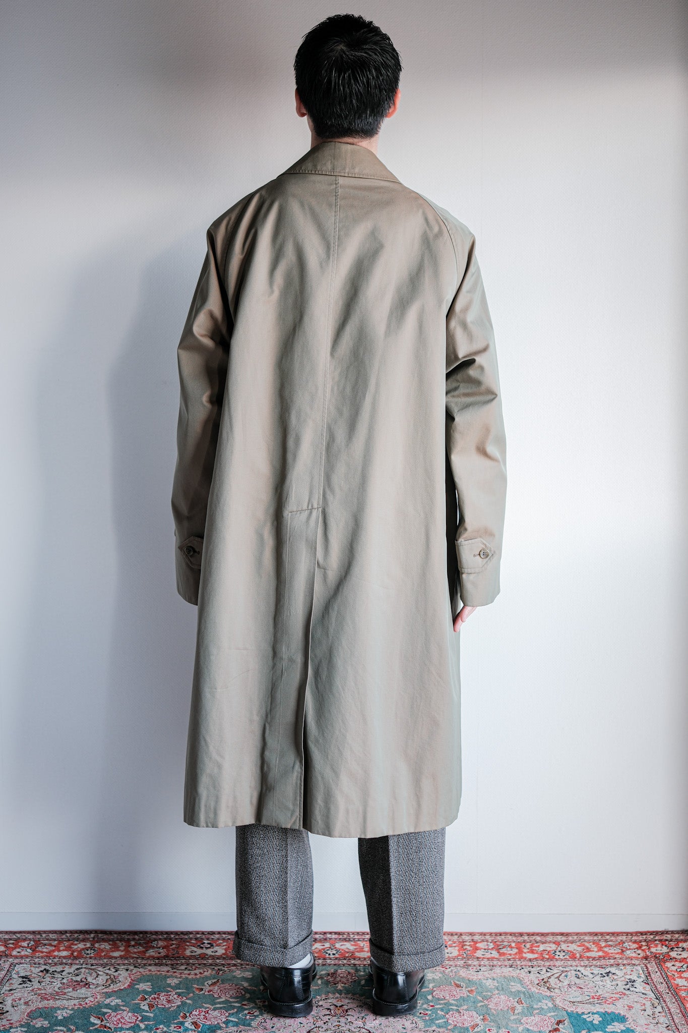 【~80's】Vintage Burberrys Single Raglan Balmacaan Coat C100 With Liner Size.50REG "TAMAMUSHI"