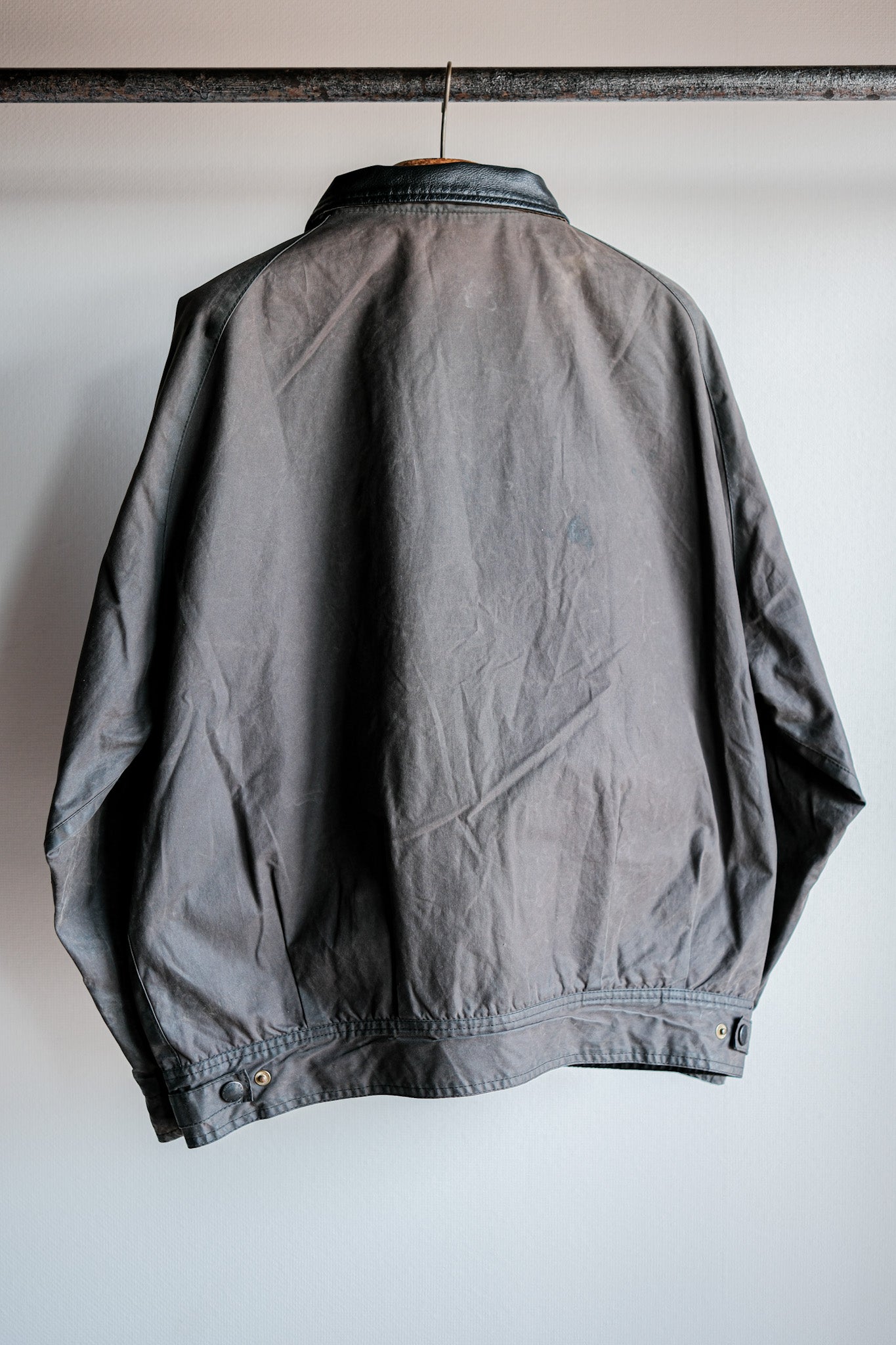 【~90's】Vintage Barbour "WAX COTTON BLOUSON" 3 Crest Size.LARGE