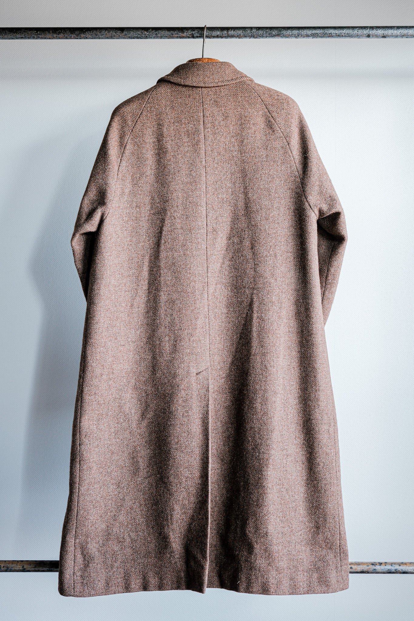 【~90's】OLD ENGLAND PARIS Single Raglan Wool Balmacaan Coat