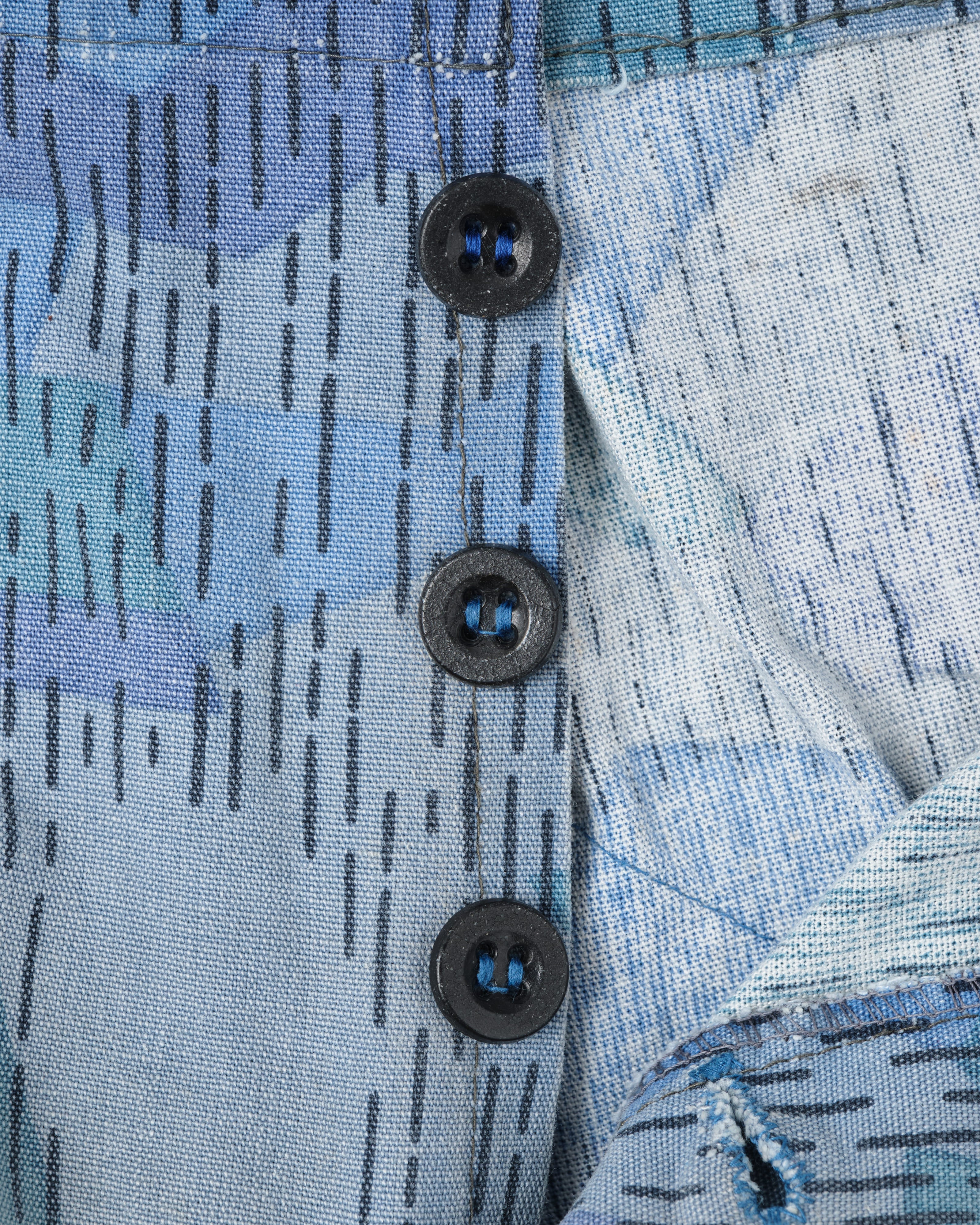【~80's】Czechoslovakian People's Militias & Fire Brigade Blue Splinter Pattern Camouflage Overalls