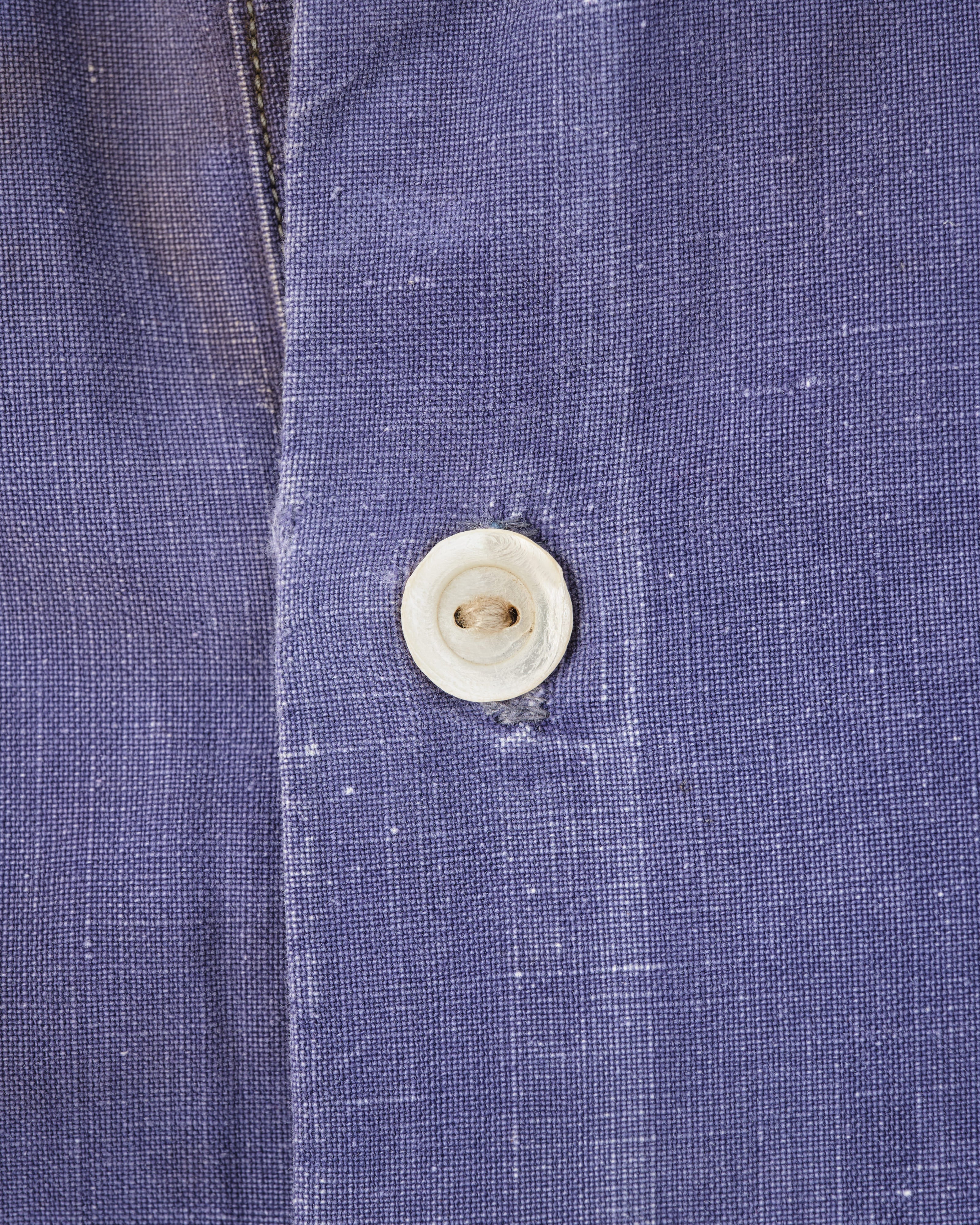 【~40’s】French Vintage Indigo Metis Grandpa Shirt