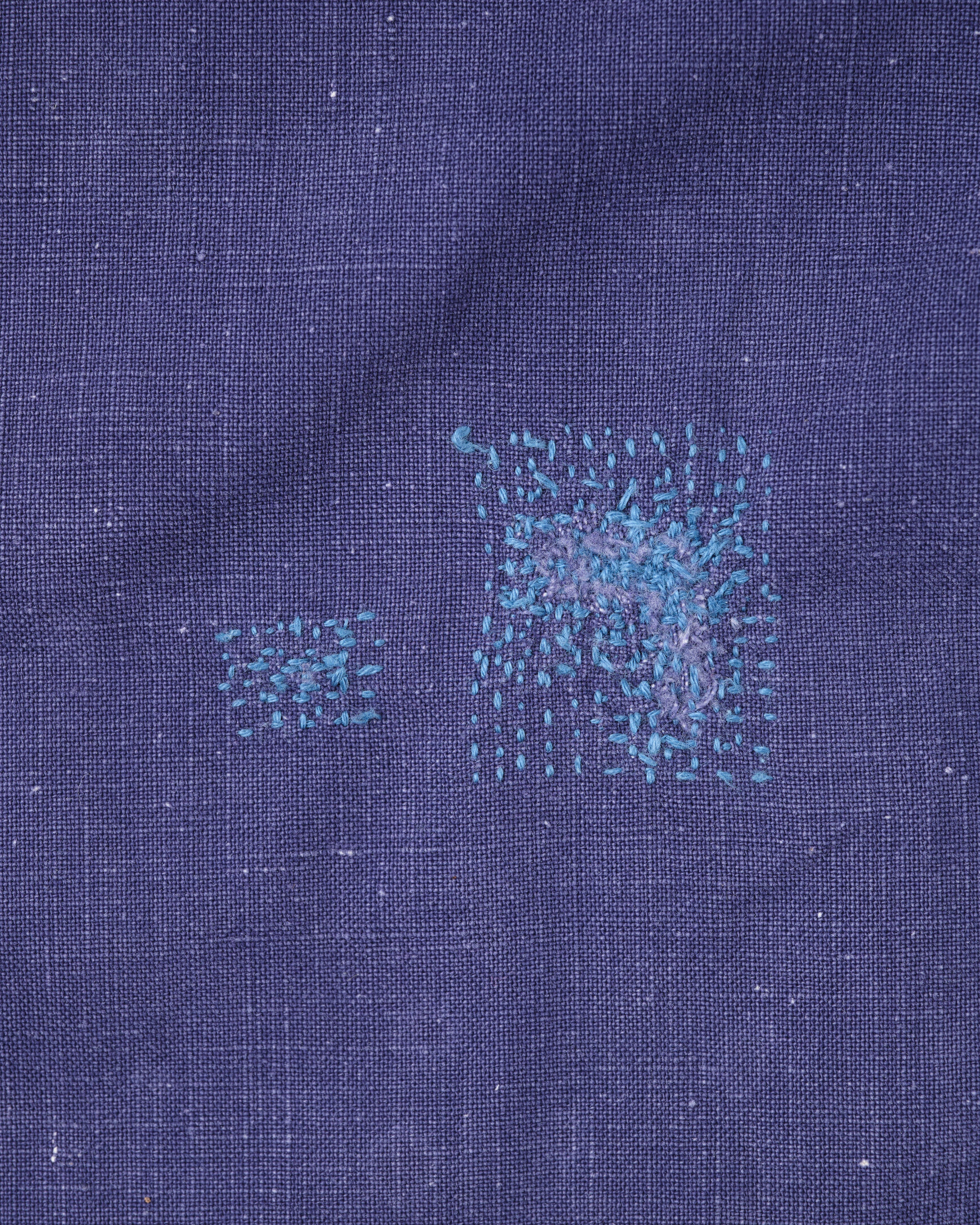 【~40’s】French Vintage Indigo Metis Grandpa Shirt