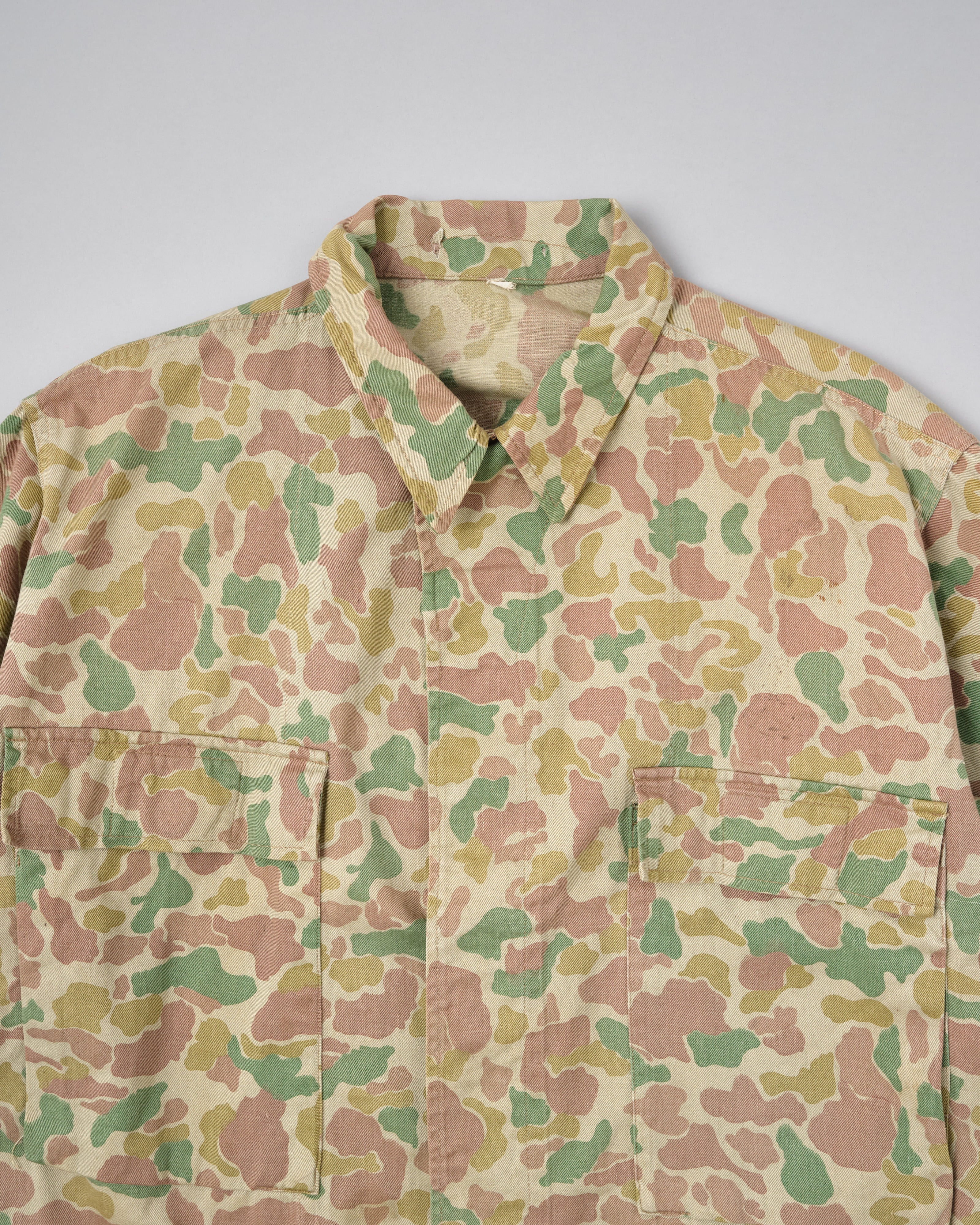 【~50's】Dutch Army Frogskin Camouflage Field Jacket Size.50