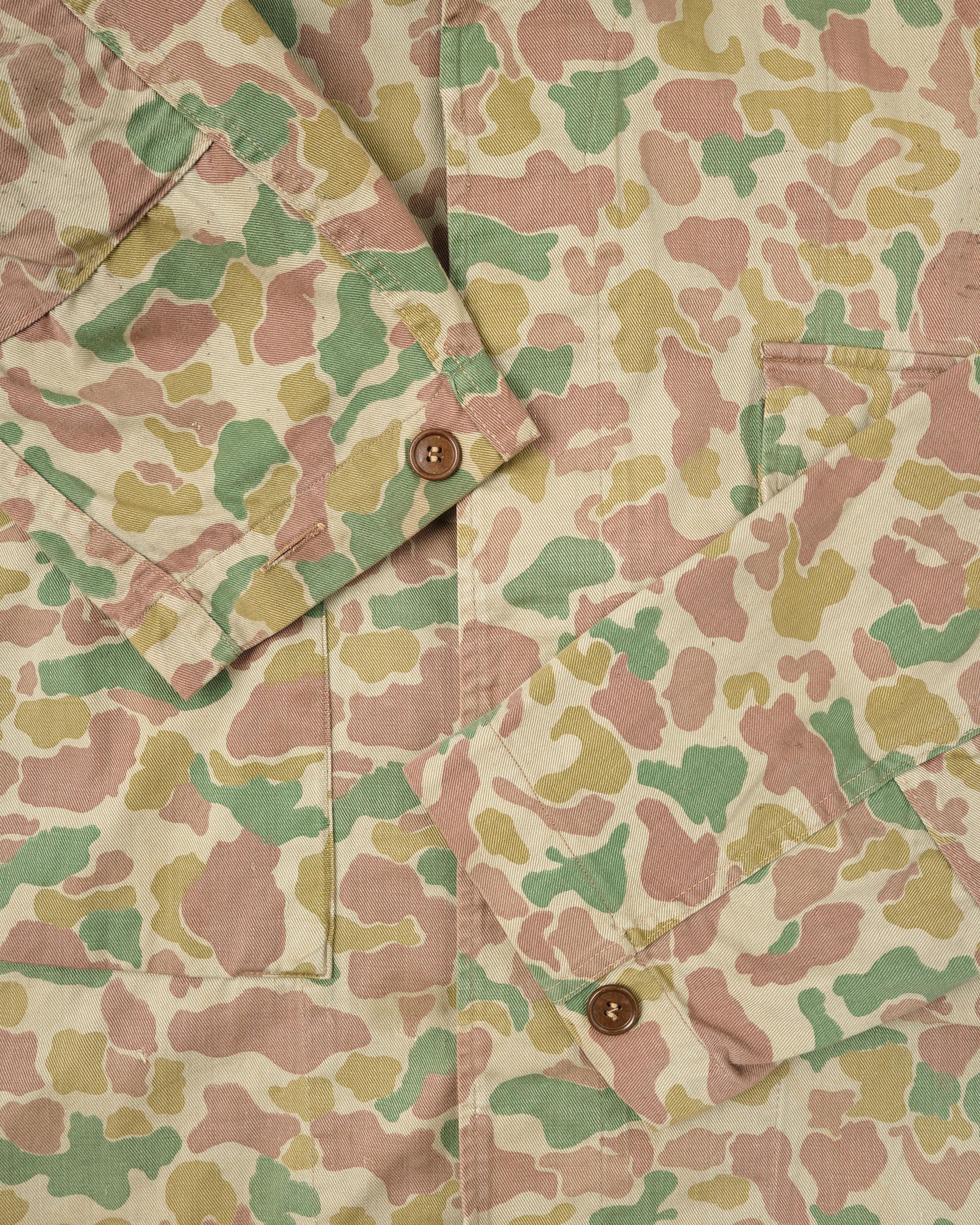 【~50's】Dutch Army Frogskin Camouflage Field Jacket Size.50