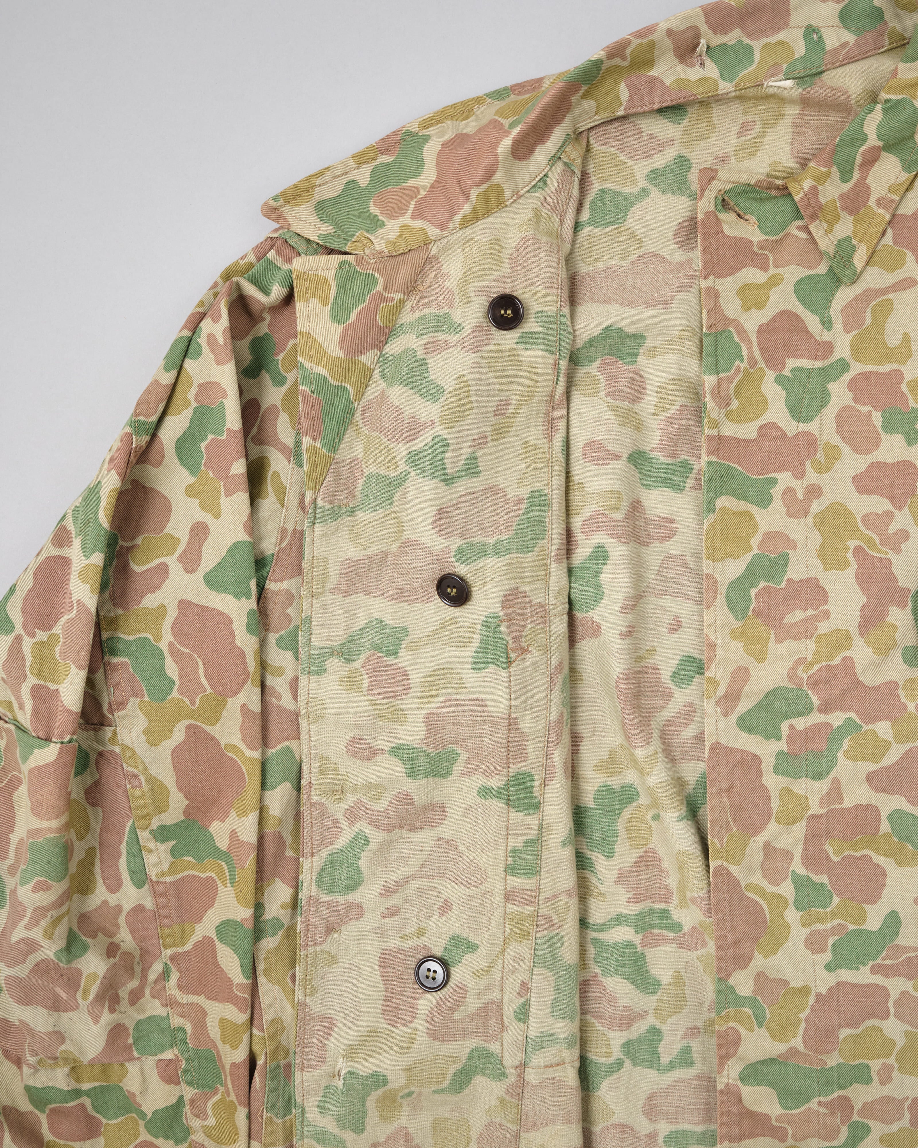 【~50's】Dutch Army Frogskin Camouflage Field Jacket Size.50