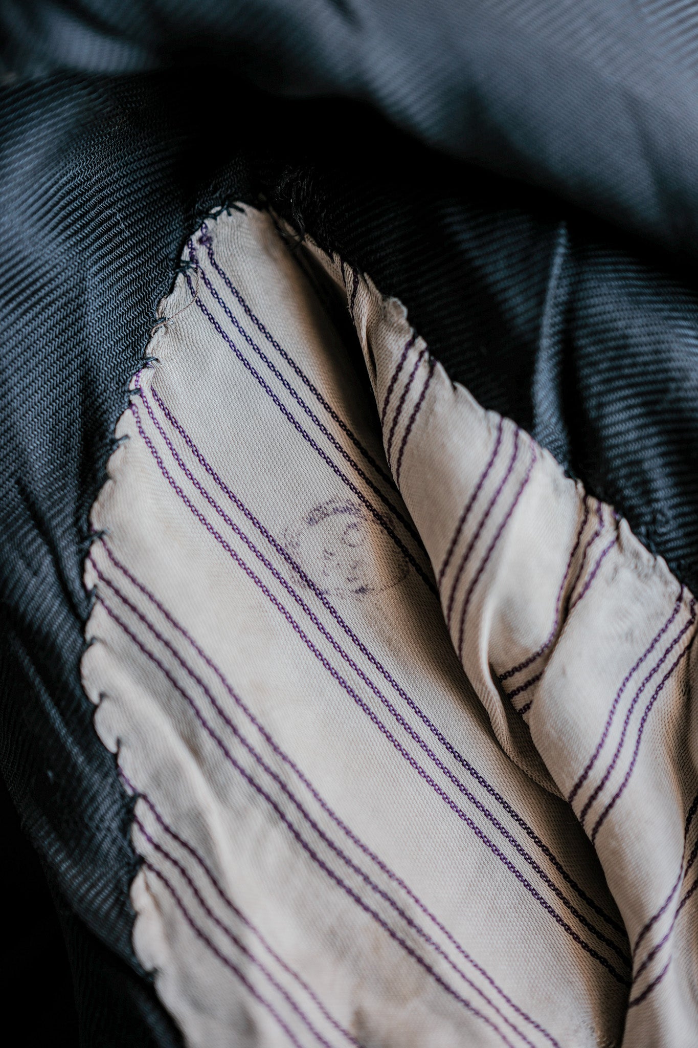 【~40's】WWⅡ French Army M35 Tank Crew Leather Jacket