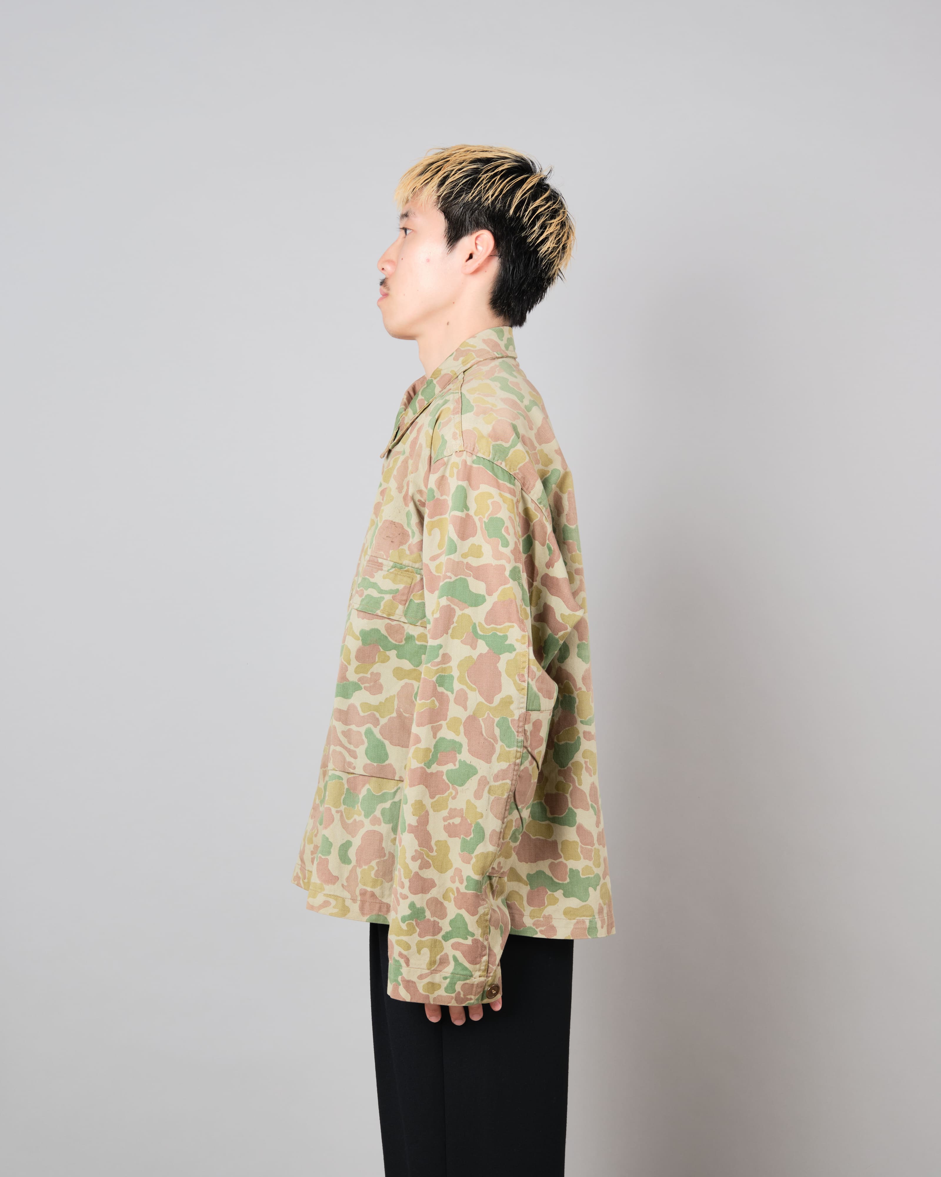【~50's】Dutch Army Frogskin Camouflage Field Jacket Size.50