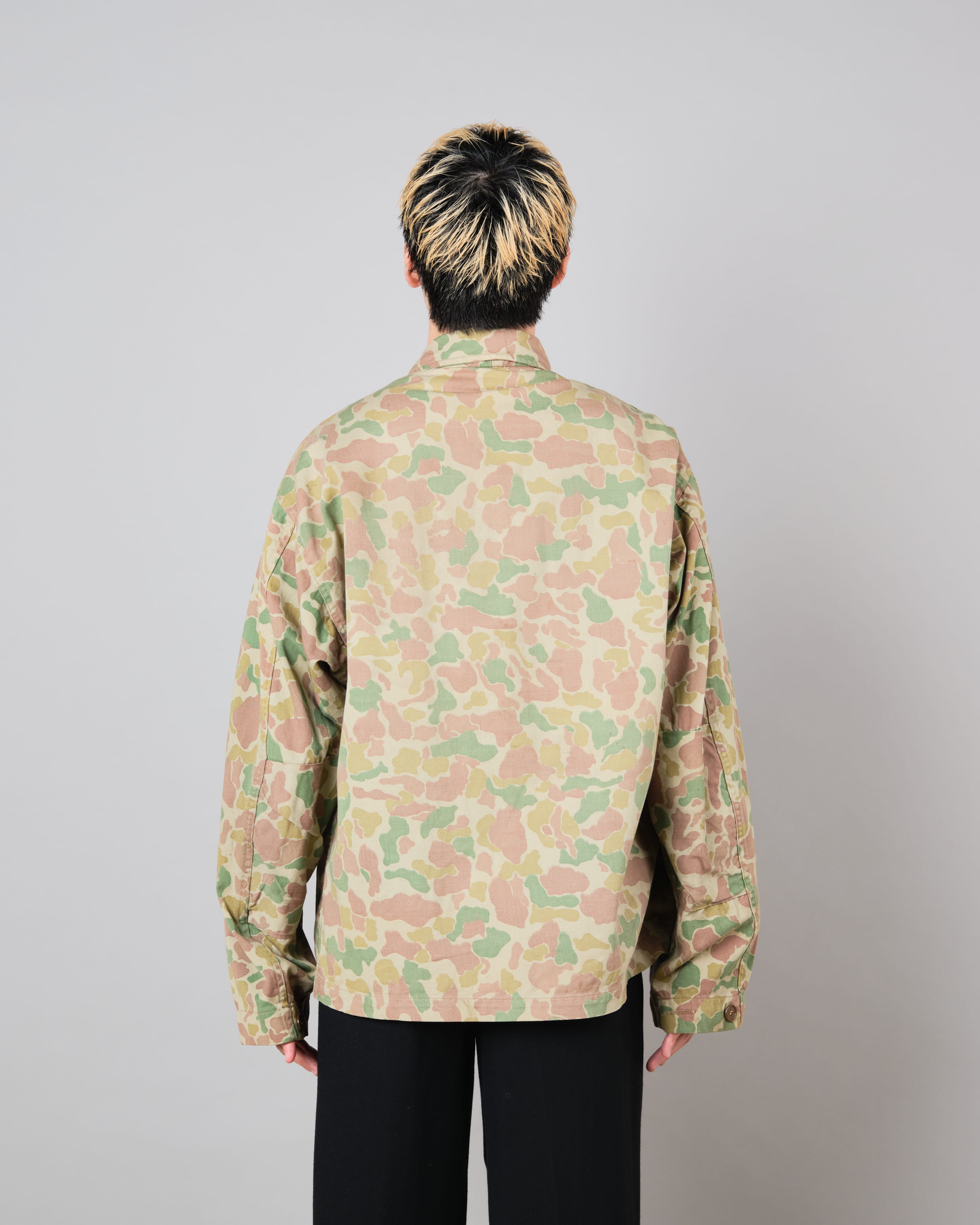 【~50's】Dutch Army Frogskin Camouflage Field Jacket Size.50