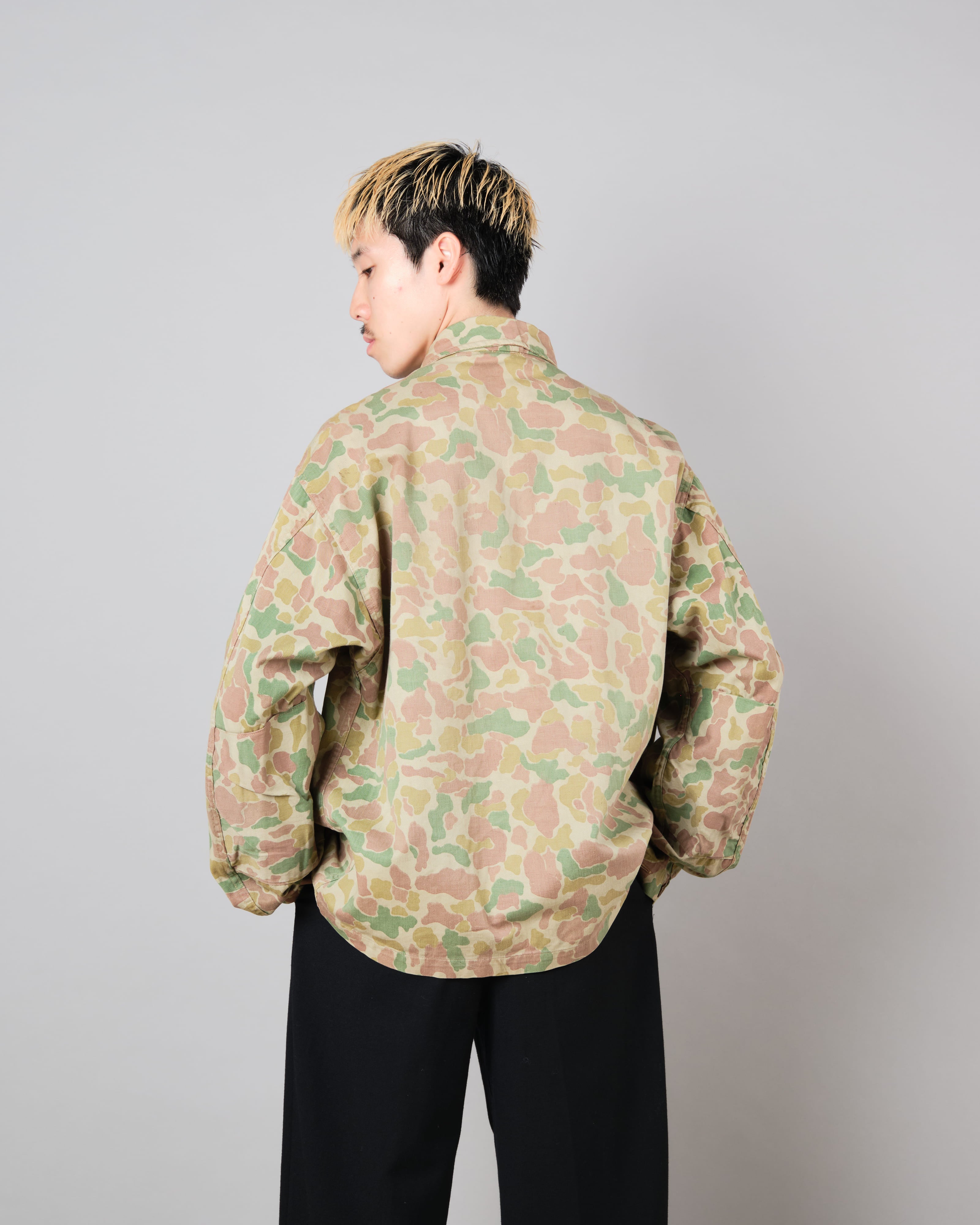 【~50's】Dutch Army Frogskin Camouflage Field Jacket Size.50