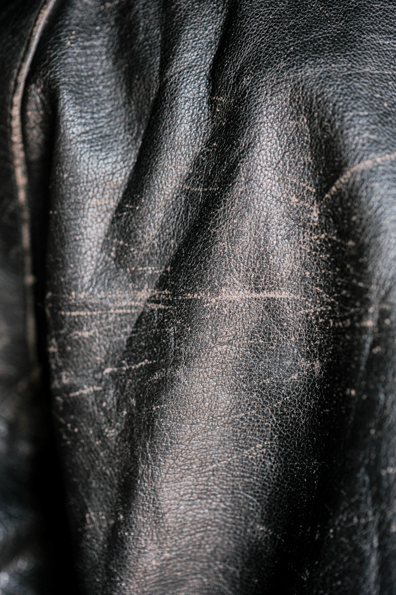 【~60’s】Italian Army Motorcycle Leather Jacket "Civilian Type"