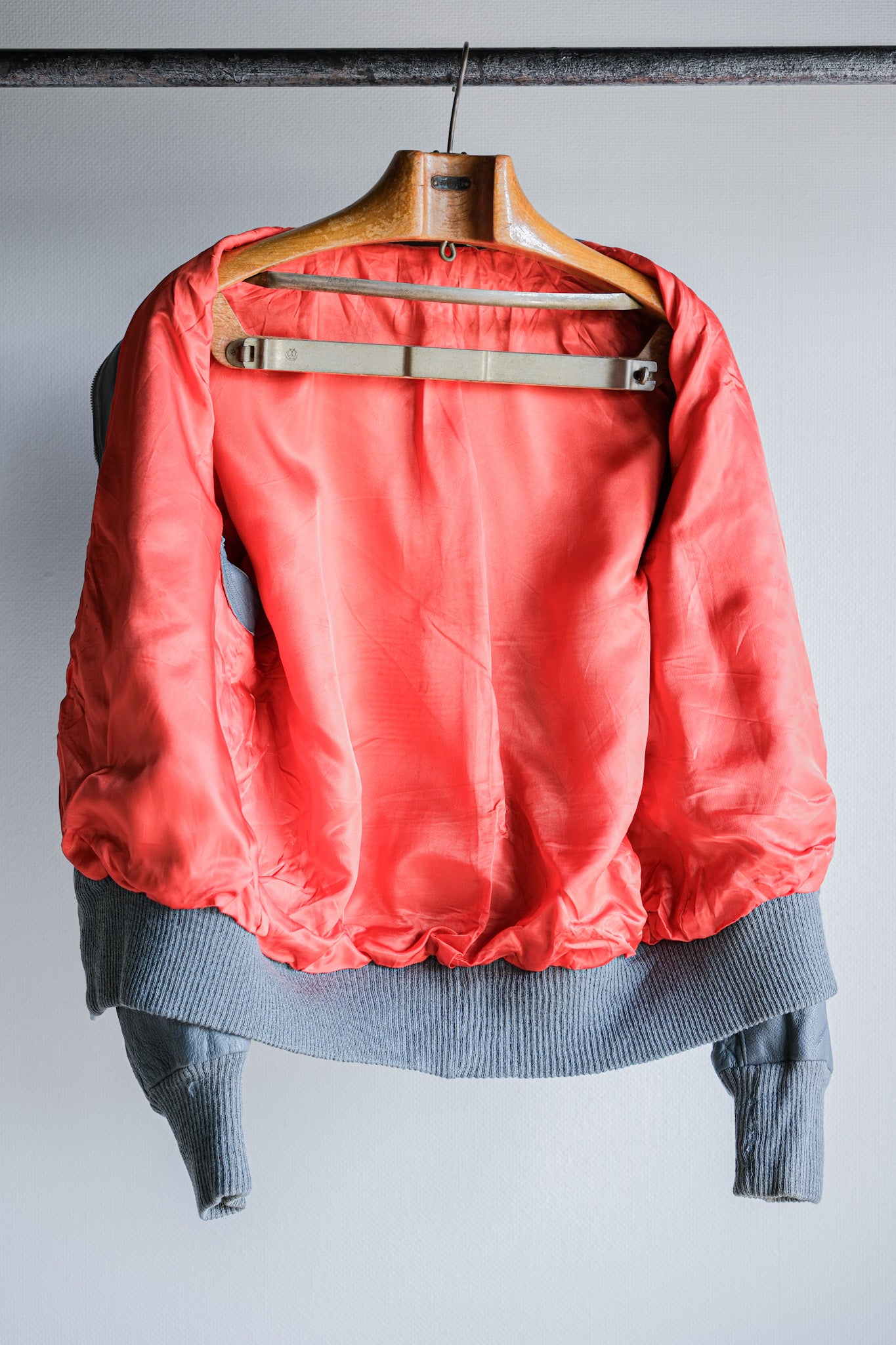 【~70’s】West German Air Force Pilot Leather Jacket Size.6