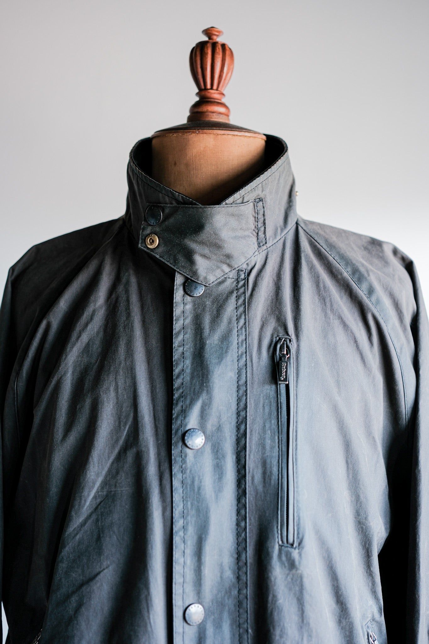 【~90's】Vintage Barbour "WAX COTTON BLOUSON" 3 Crest Size.LARGE