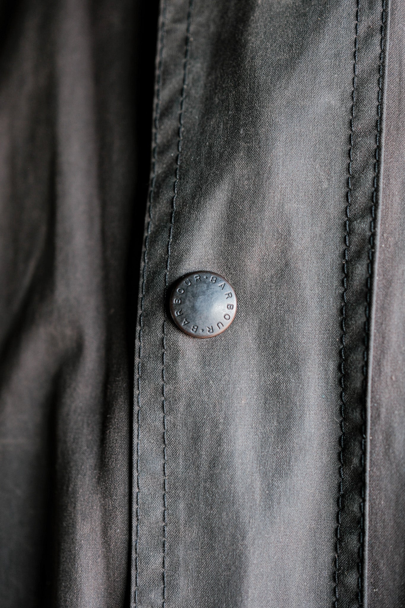 【~90's】Vintage Barbour "WAX COTTON BLOUSON" 3 Crest Size.LARGE