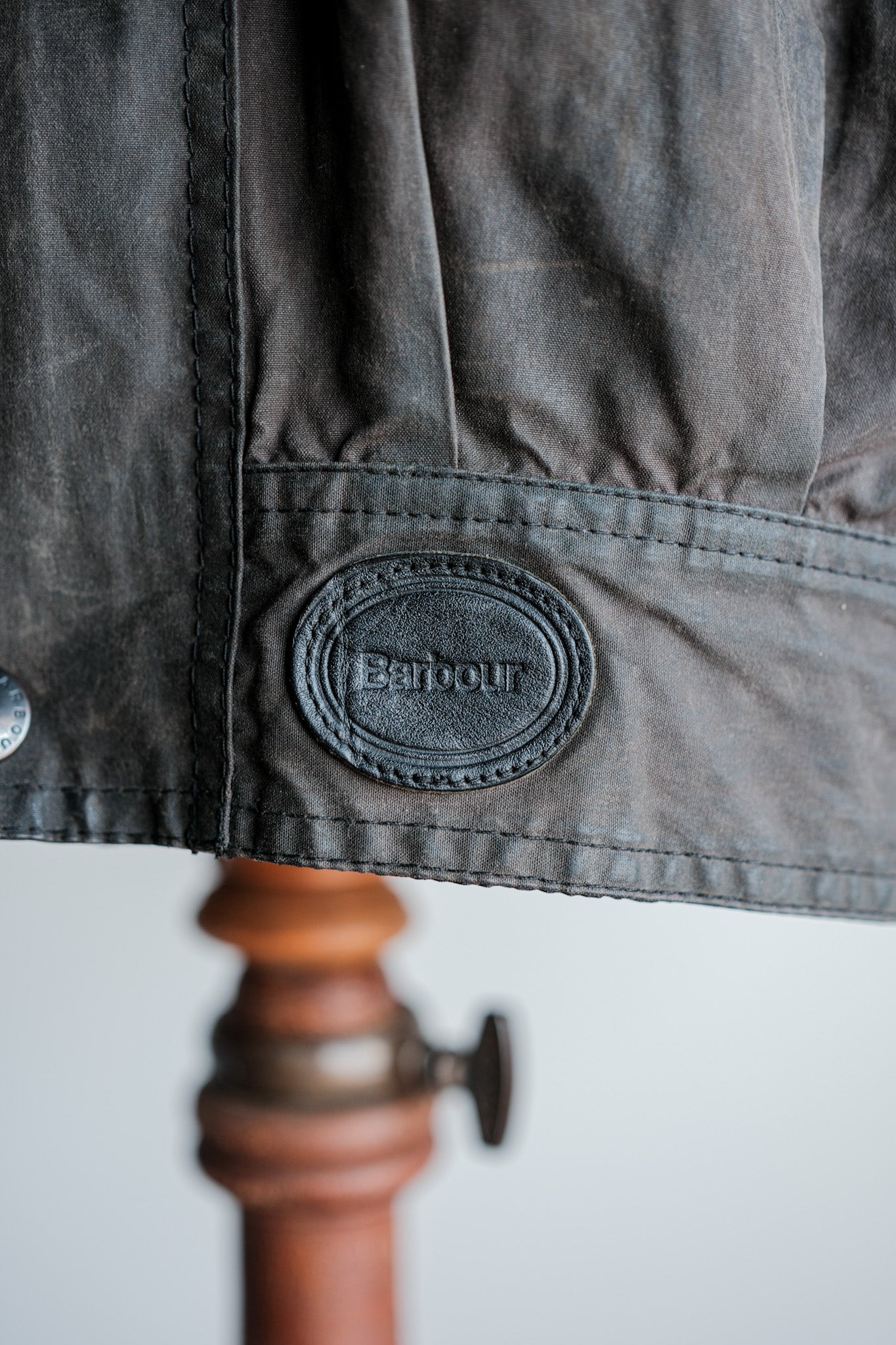 【~90's】Vintage Barbour "WAX COTTON BLOUSON" 3 Crest Size.LARGE