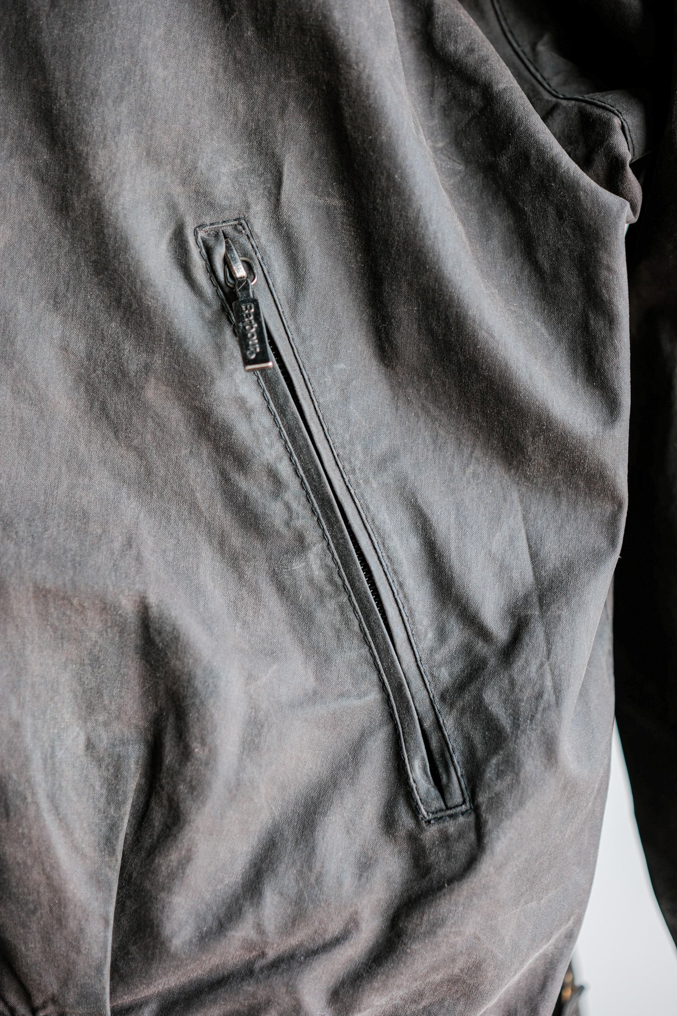 【~90's】Vintage Barbour "WAX COTTON BLOUSON" 3 Crest Size.LARGE