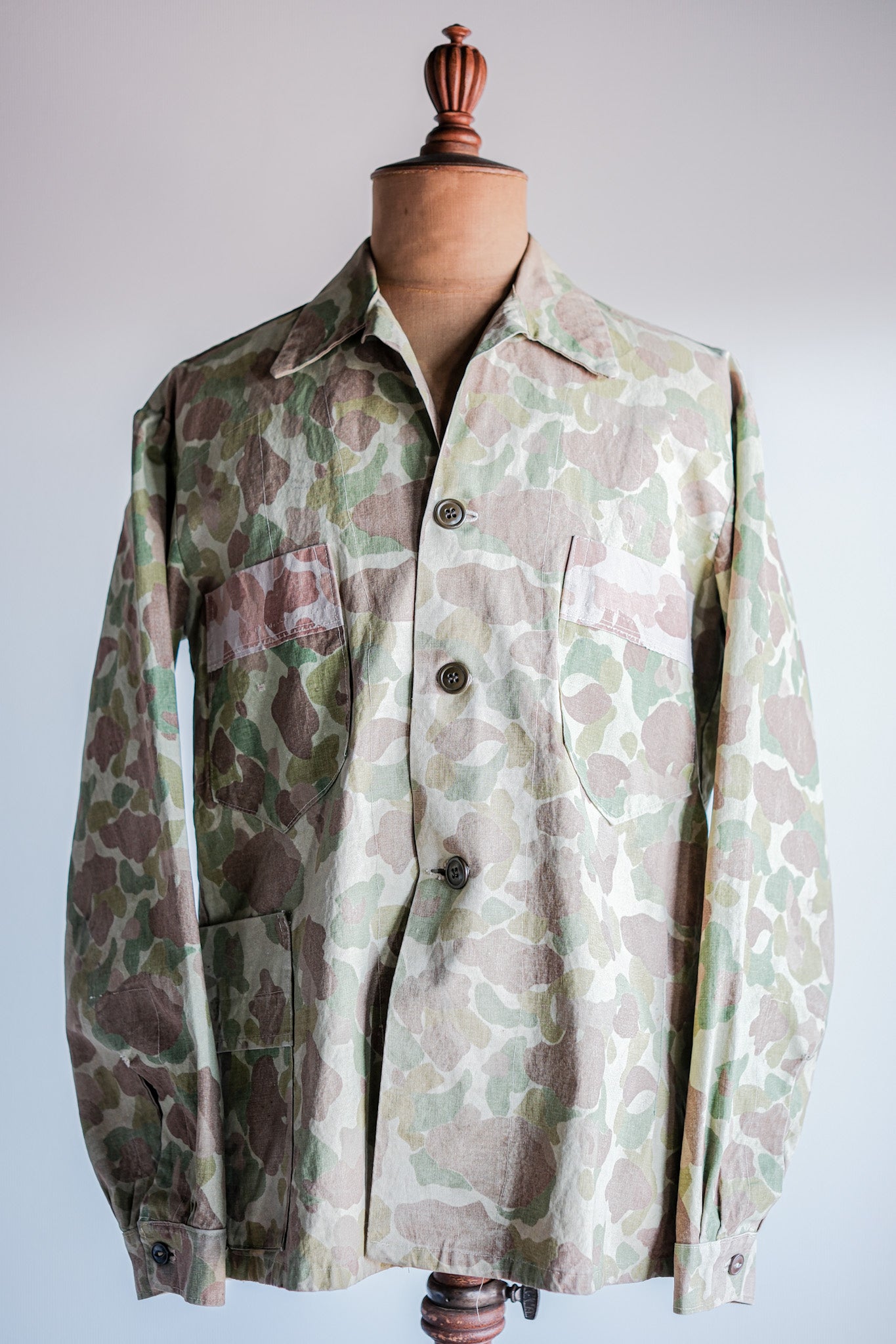 【~50's】American Vintage Occupation Taylor Made Frogskin Camouflage Jacket "U.S.M.C Material"