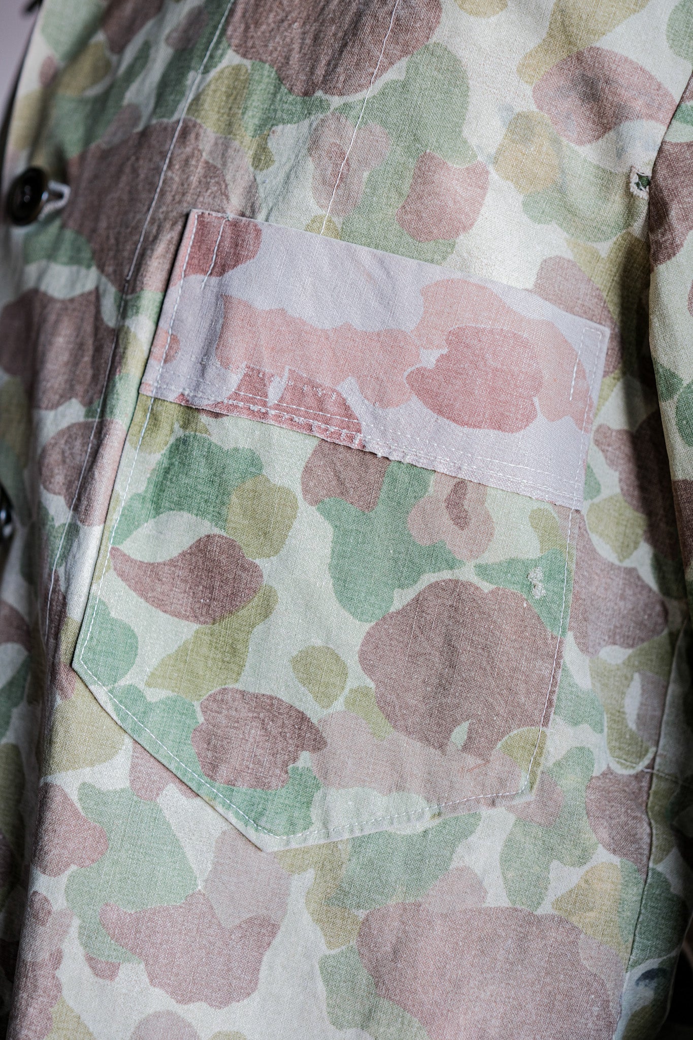 【~50's】American Vintage Occupation Taylor Made Frogskin Camouflage Jacket "U.S.M.C Material"