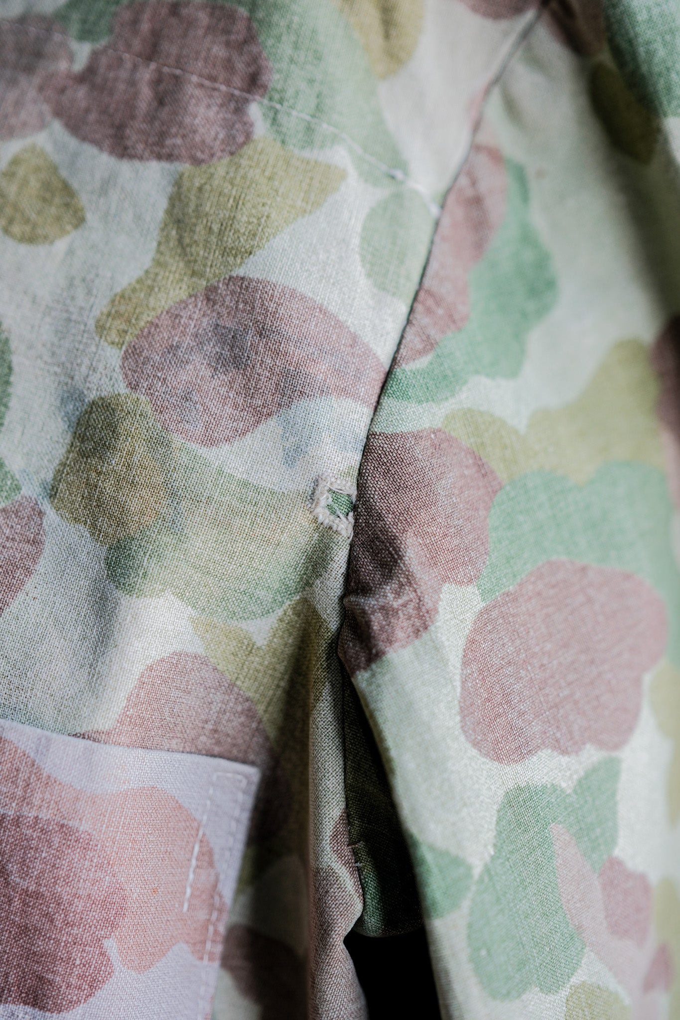 【~50's】American Vintage Occupation Taylor Made Frogskin Camouflage Jacket "U.S.M.C Material"