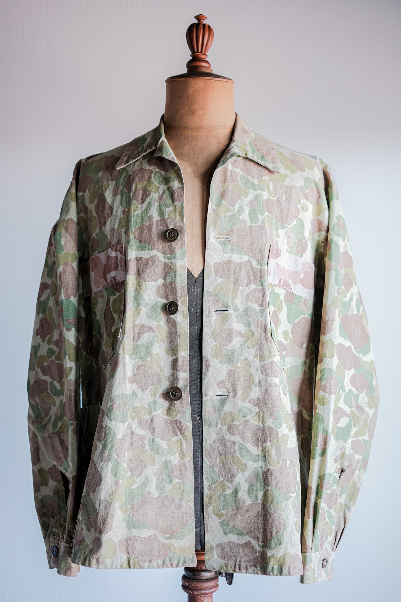 【~50's】American Vintage Occupation Taylor Made Frogskin Camouflage Jacket "U.S.M.C Material"