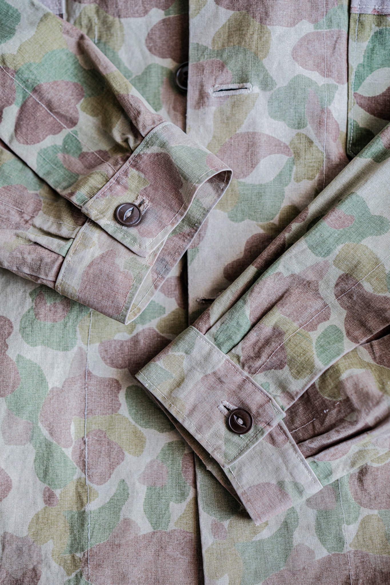 【~50's】American Vintage Occupation Taylor Made Frogskin Camouflage Jacket "U.S.M.C Material"
