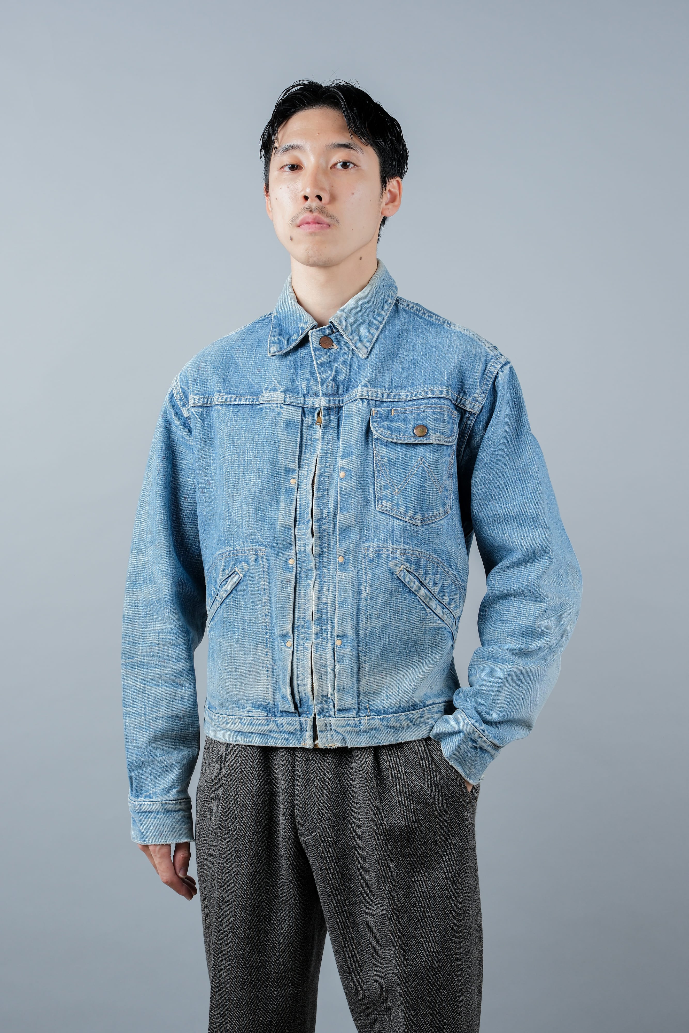 【~60's】Vintage Wrangler 11MJZ Denim Jacket Size.40