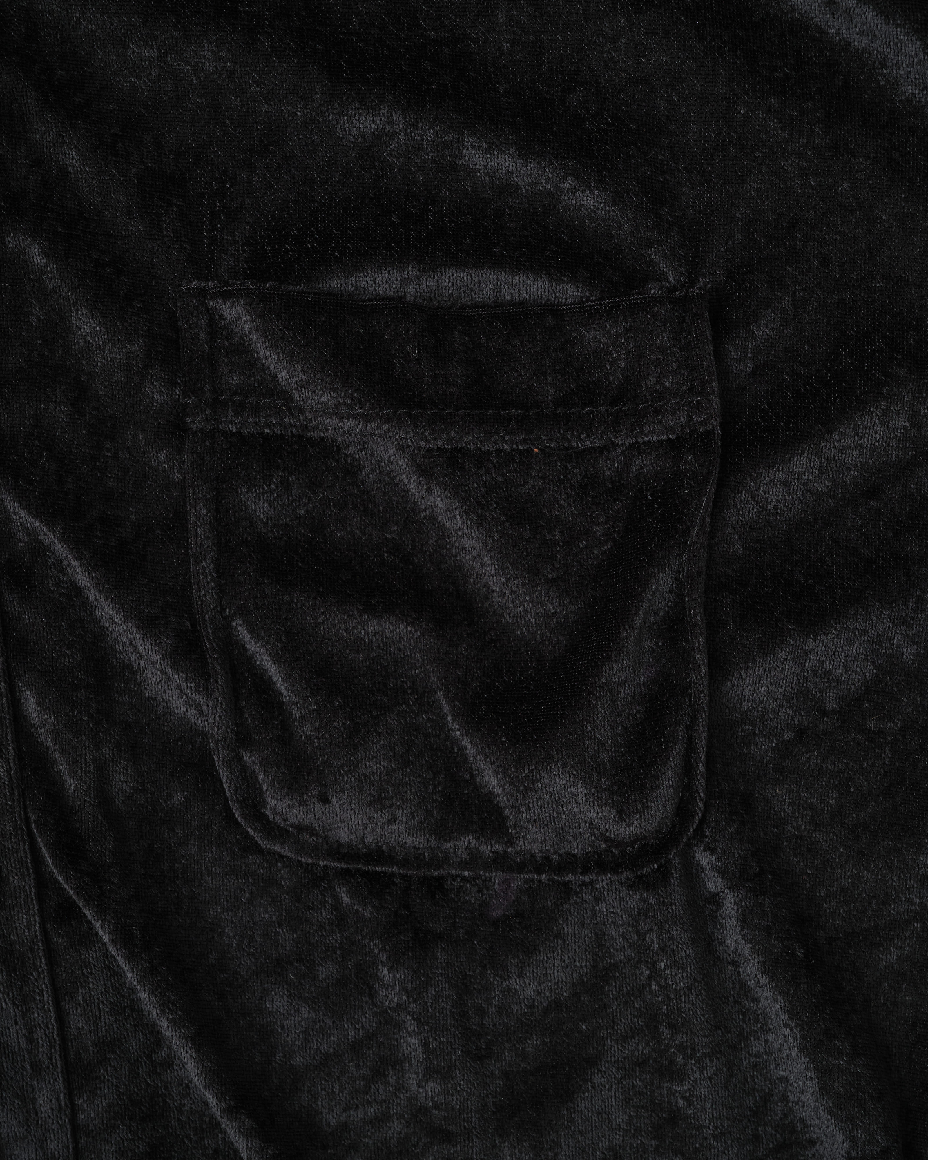 【~90's】Old Paul Smith Black Velor S/S Shirt