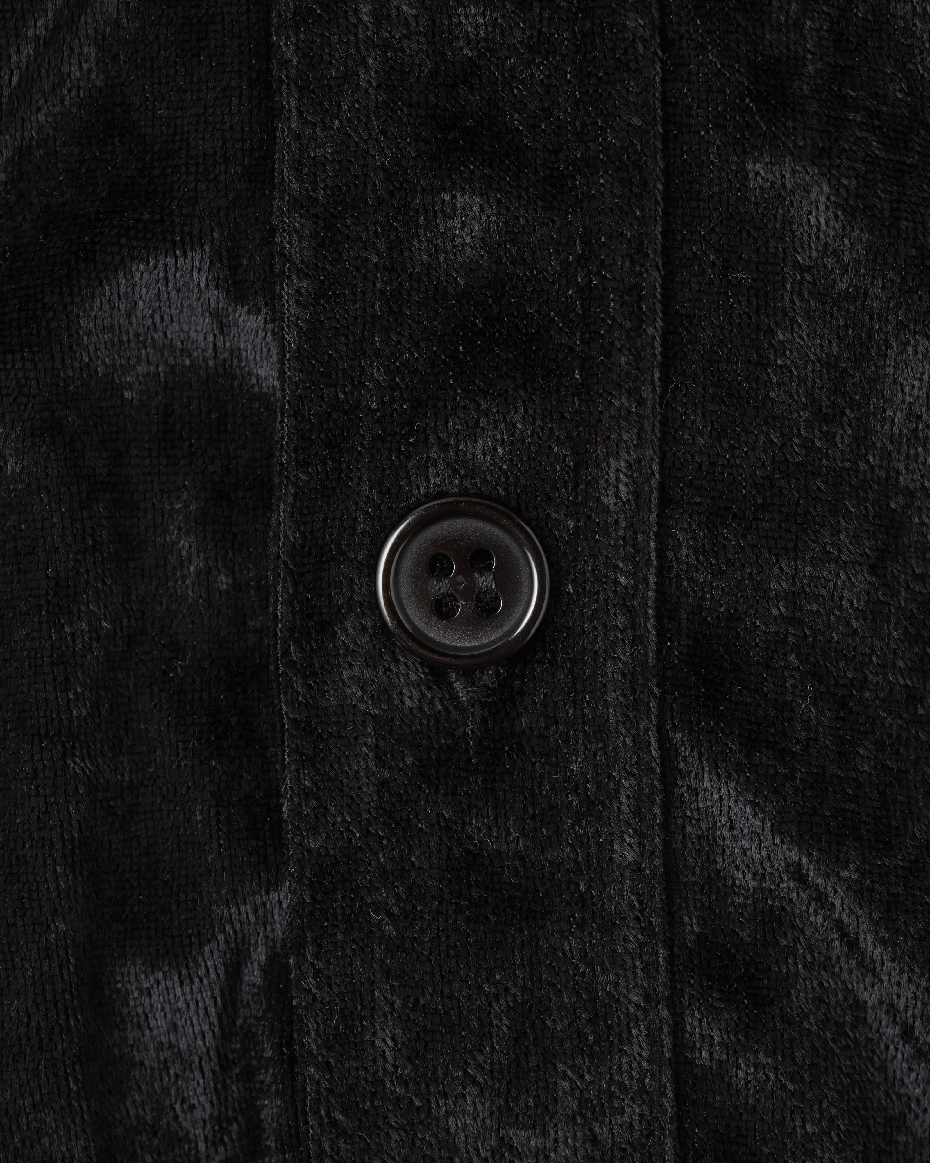 【~90's】Old Paul Smith Black Velor S/S Shirt