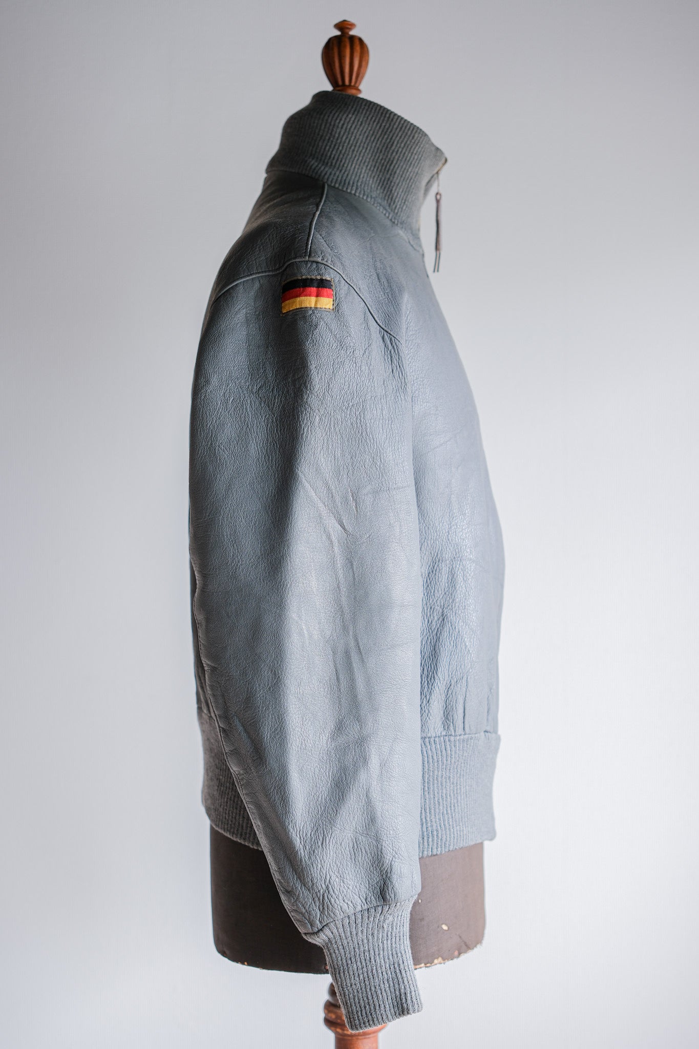 【~70’s】West German Air Force Pilot Leather Jacket Size.6