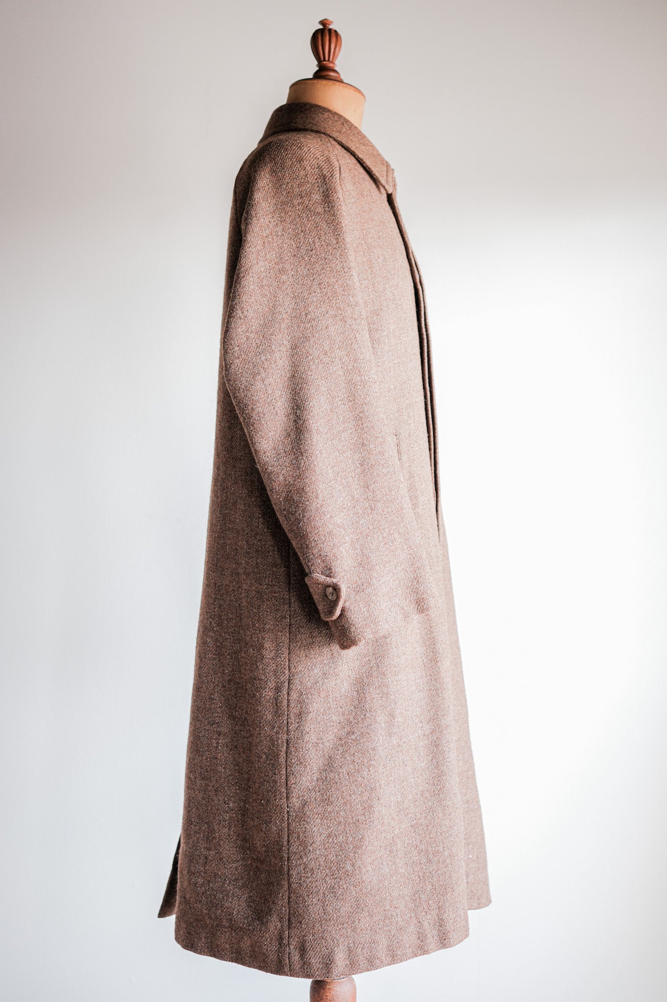 【~90's】OLD ENGLAND PARIS Single Raglan Wool Balmacaan Coat