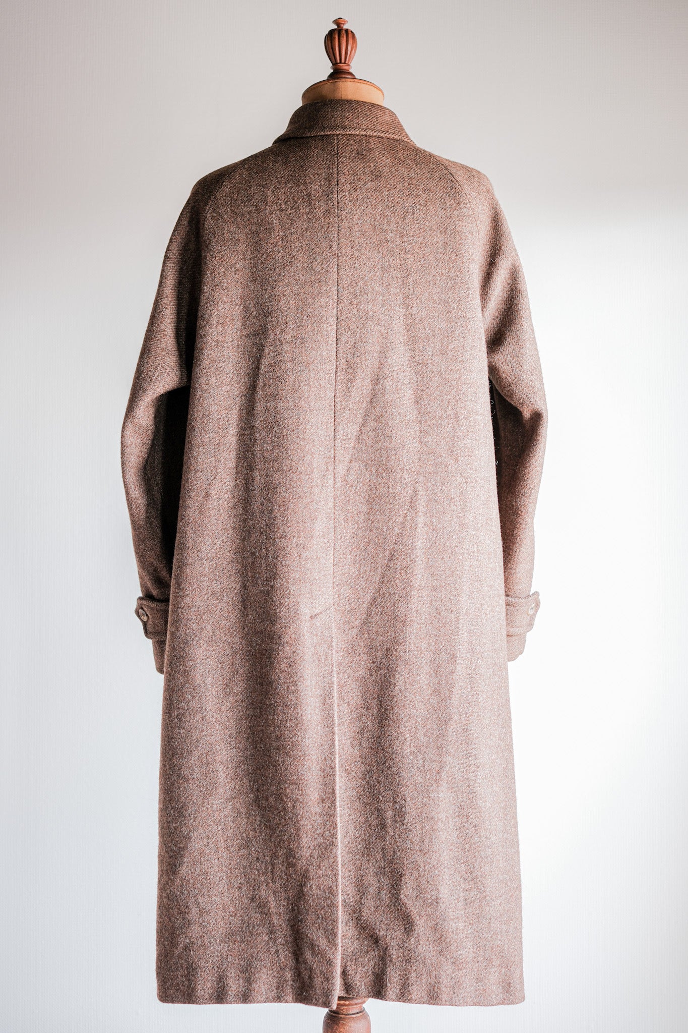 【~90's】OLD ENGLAND PARIS Single Raglan Wool Balmacaan Coat