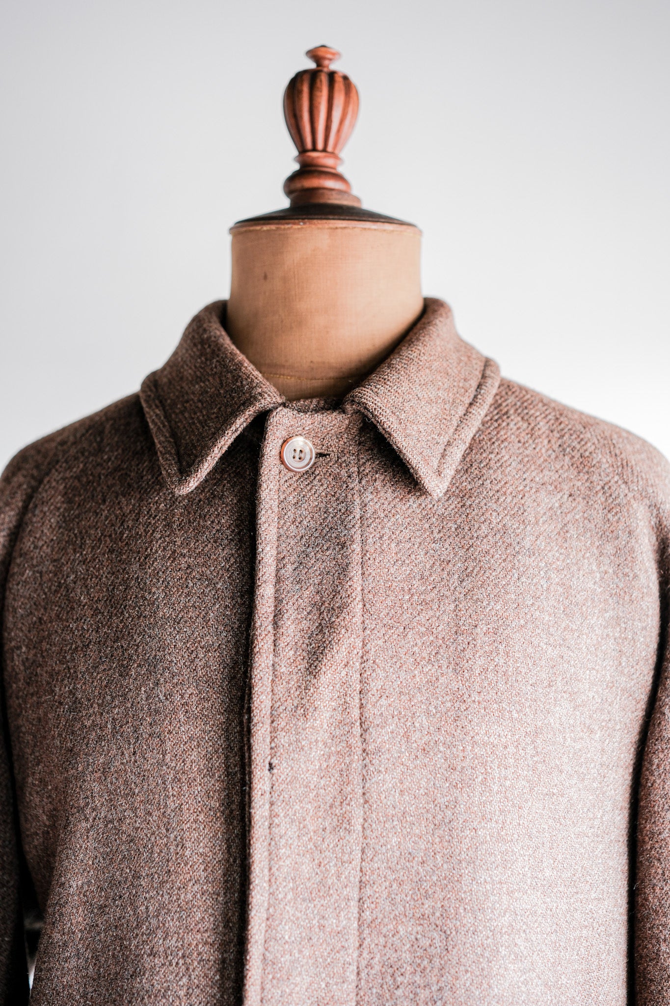 【~90's】OLD ENGLAND PARIS Single Raglan Wool Balmacaan Coat