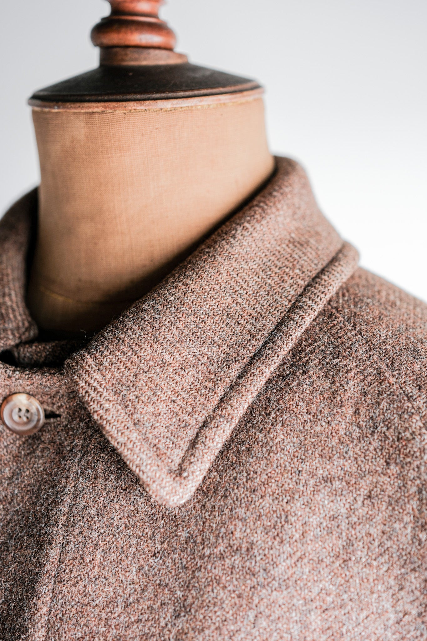 【~90's】OLD ENGLAND PARIS Single Raglan Wool Balmacaan Coat