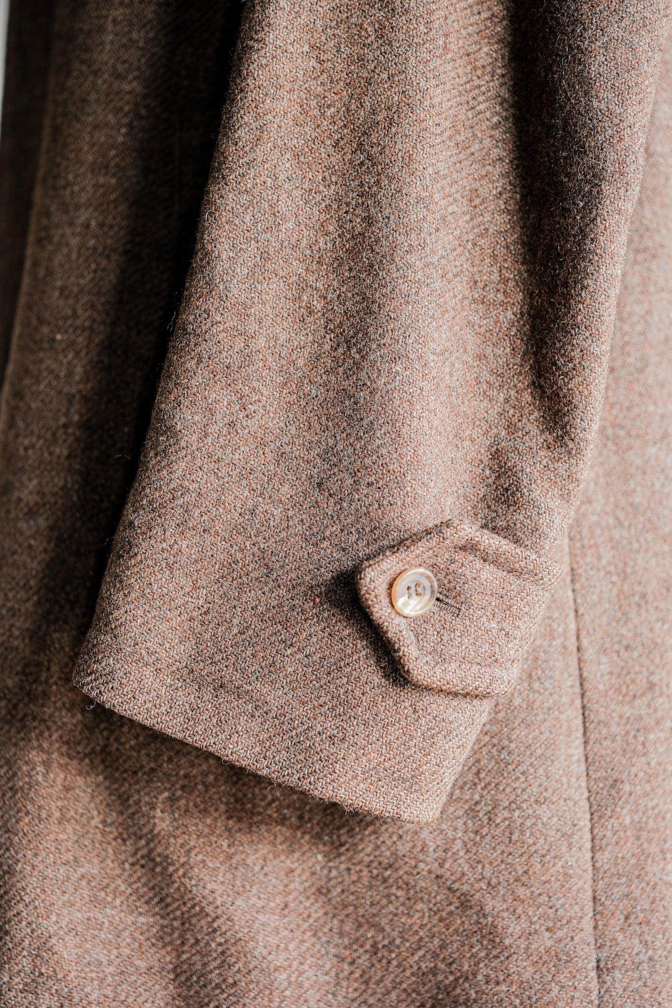 【~90's】OLD ENGLAND PARIS Single Raglan Wool Balmacaan Coat