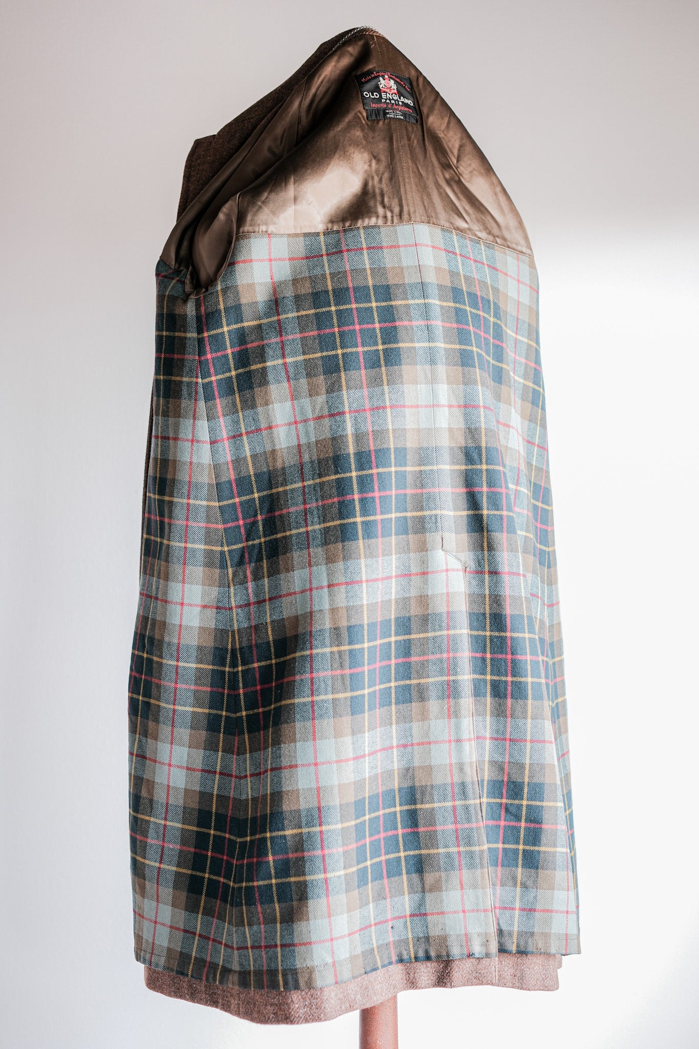 【~90's】OLD ENGLAND PARIS Single Raglan Wool Balmacaan Coat