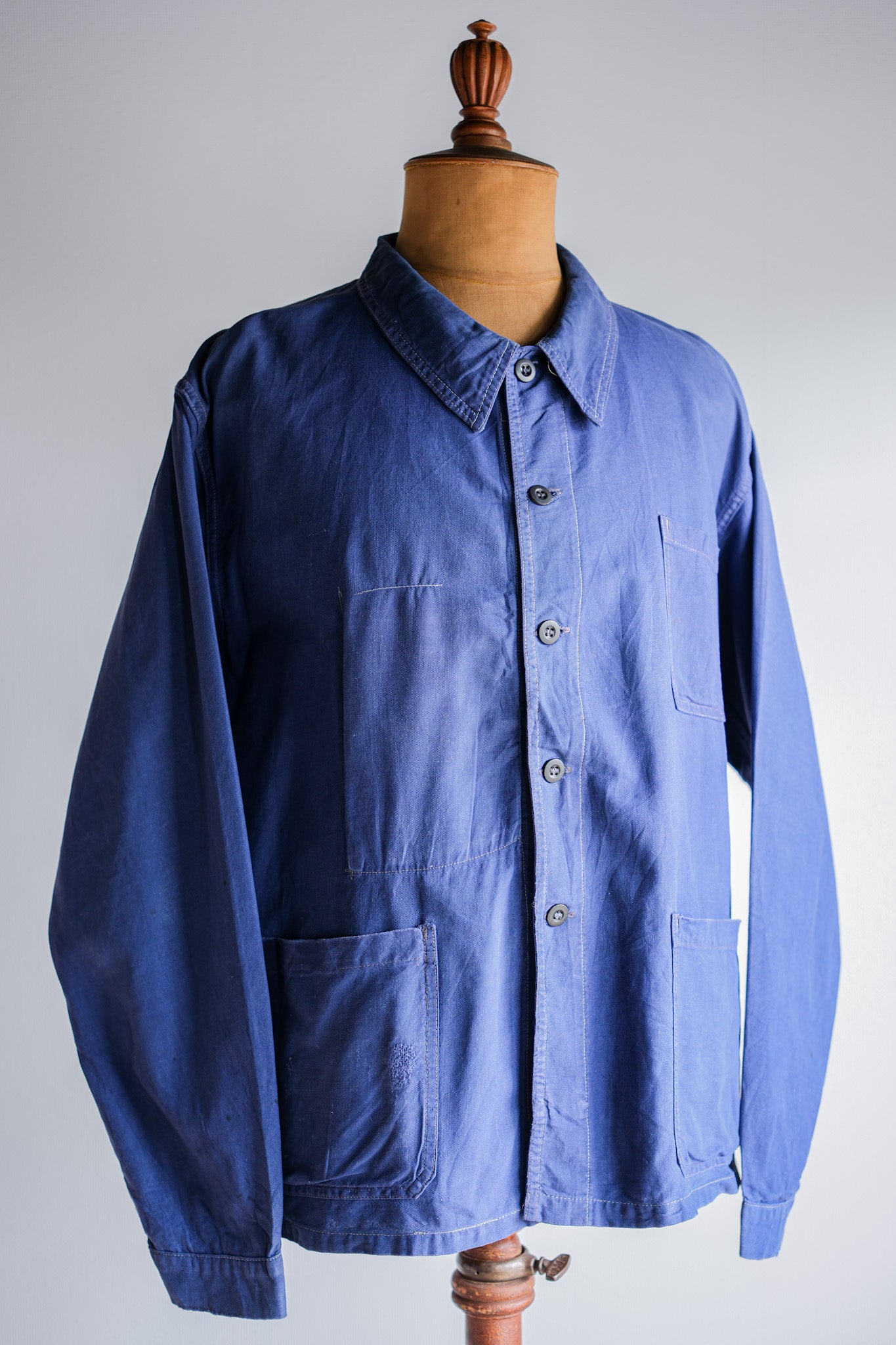 【~50's】French Vintage Blue Metis Work Jacket