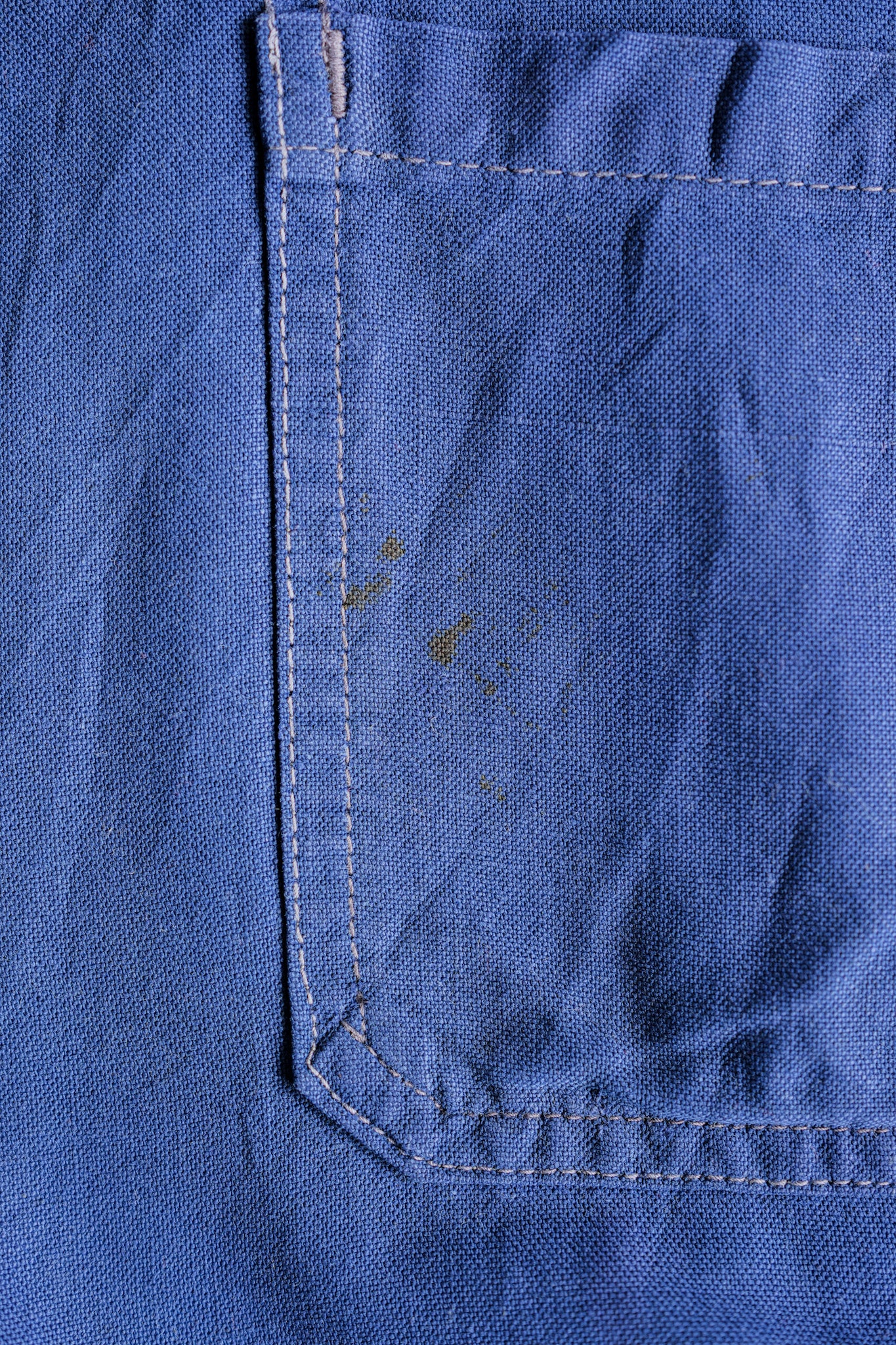 【~50's】French Vintage Blue Metis Work Jacket