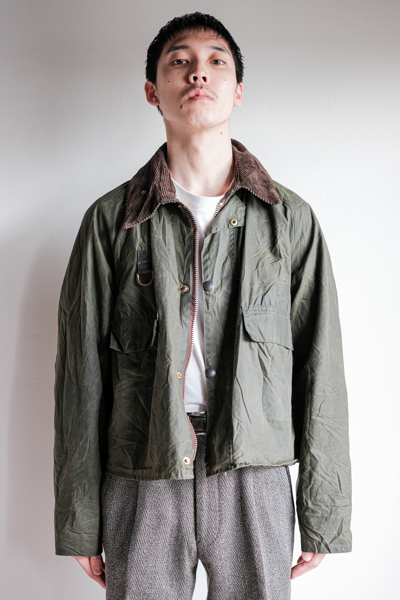 【~90's】Vintage Barbour "SPEY" 3 Crest Size.LARGE
