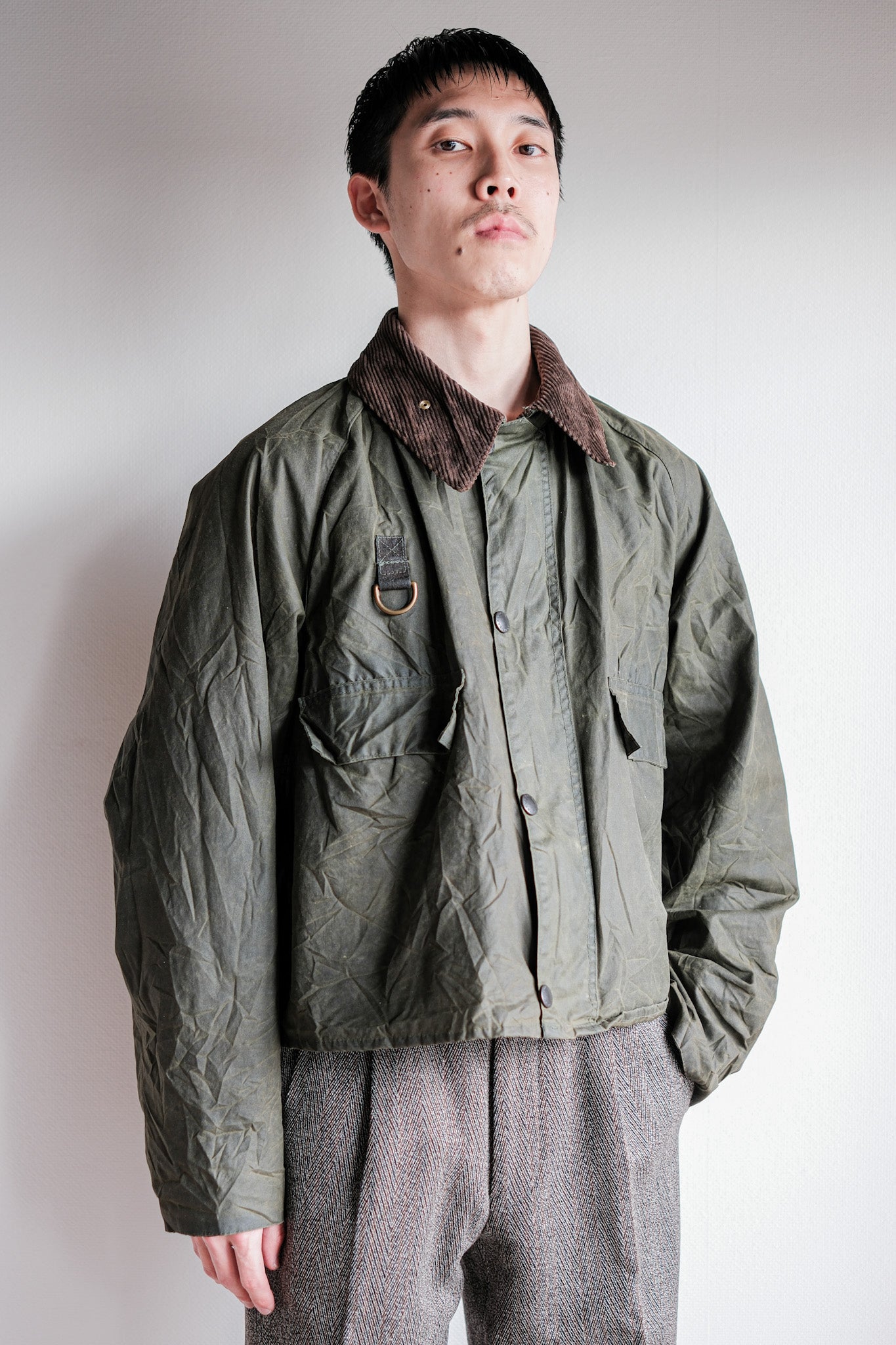 【~90's】Vintage Barbour "SPEY" 3 Crest Size.LARGE