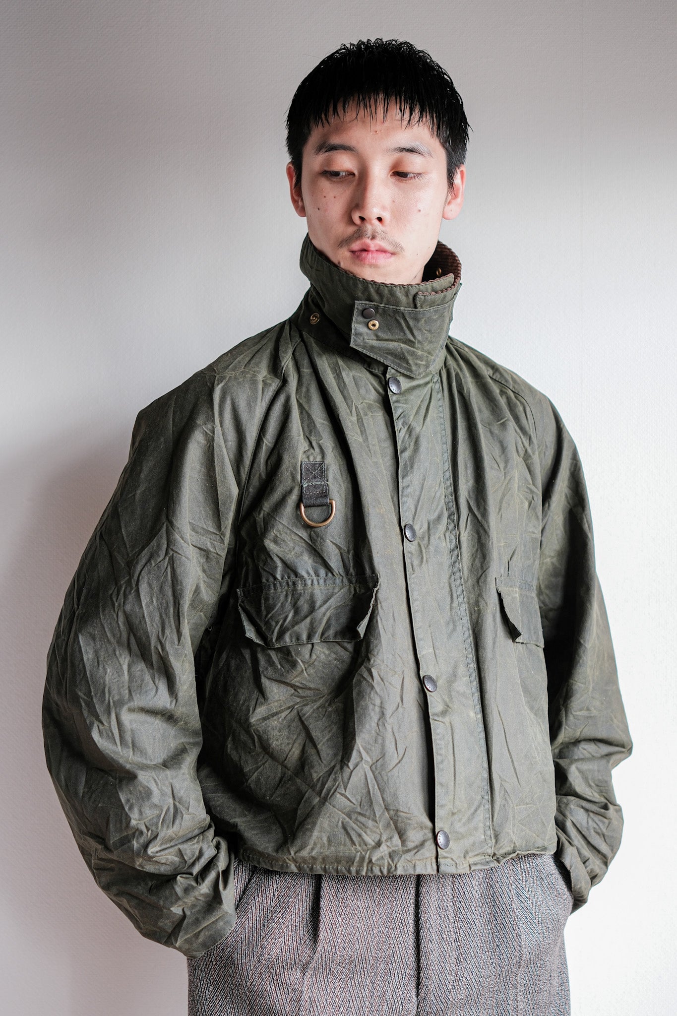 【~90's】Vintage Barbour "SPEY" 3 Crest Size.LARGE