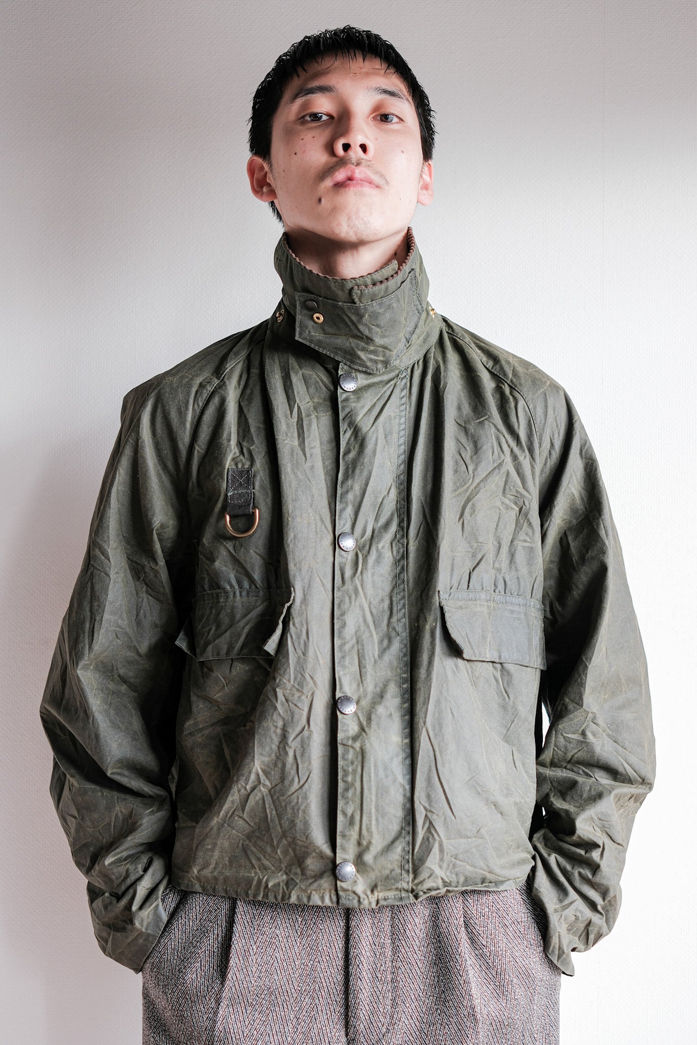 【~90's】Vintage Barbour "SPEY" 3 Crest Size.LARGE