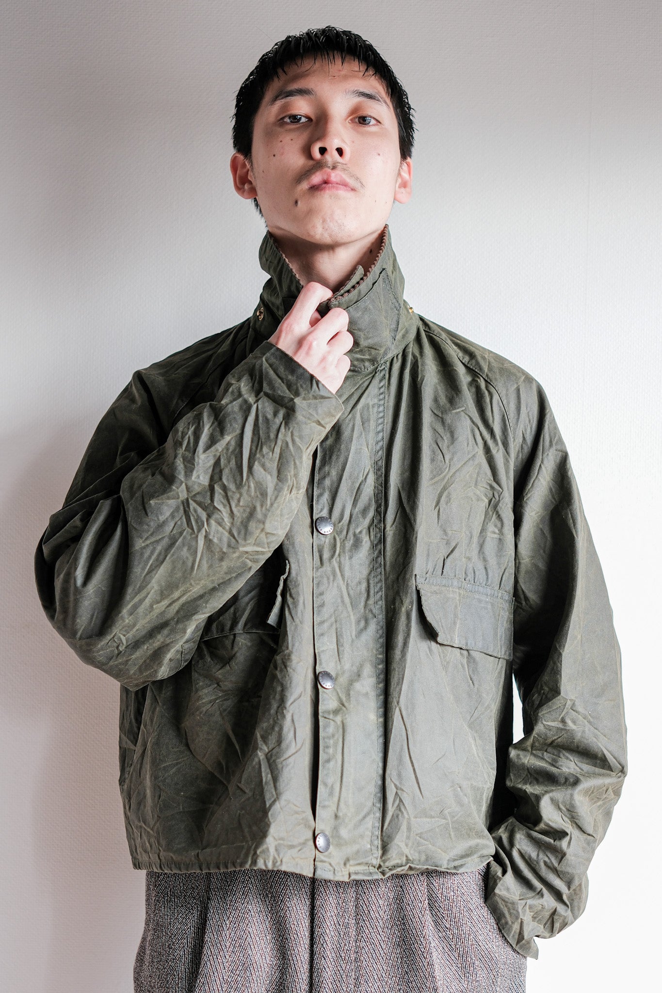 【~90's】Vintage Barbour "SPEY" 3 Crest Size.LARGE