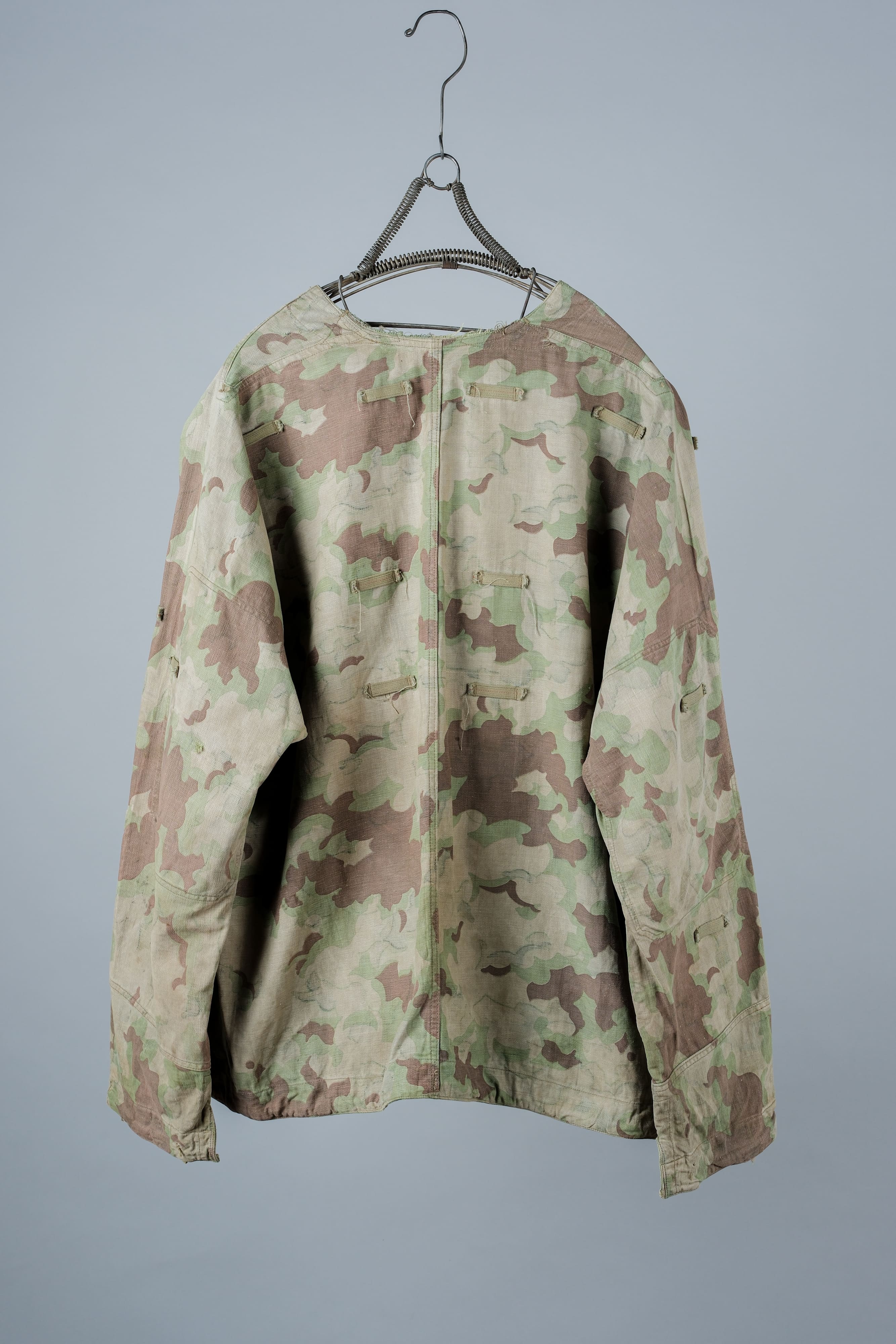 【~50's】Czechoslovakian Army Clouds Camouflage Reversible Smock "Modified"