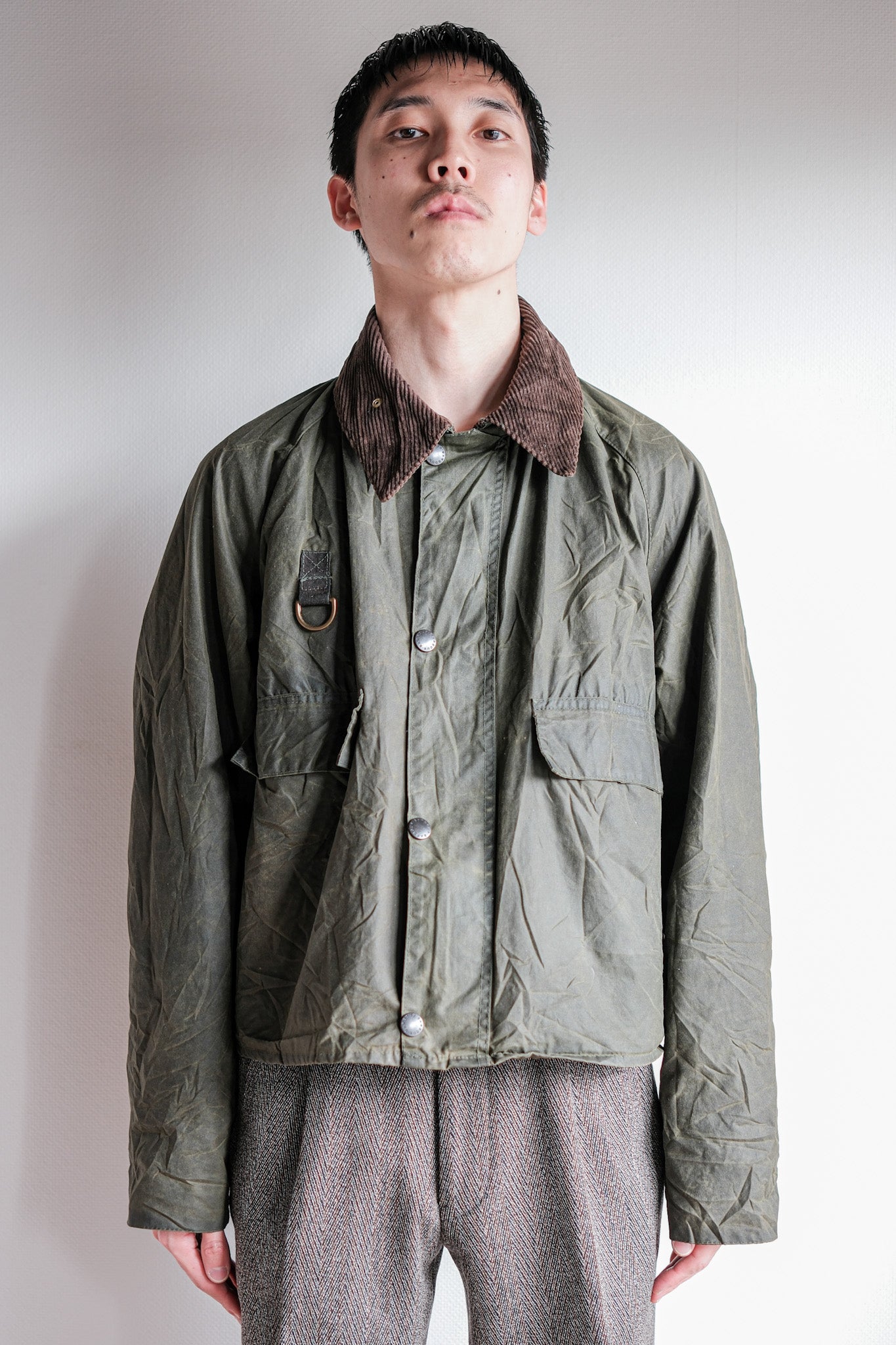 【~90's】Vintage Barbour "SPEY" 3 Crest Size.LARGE