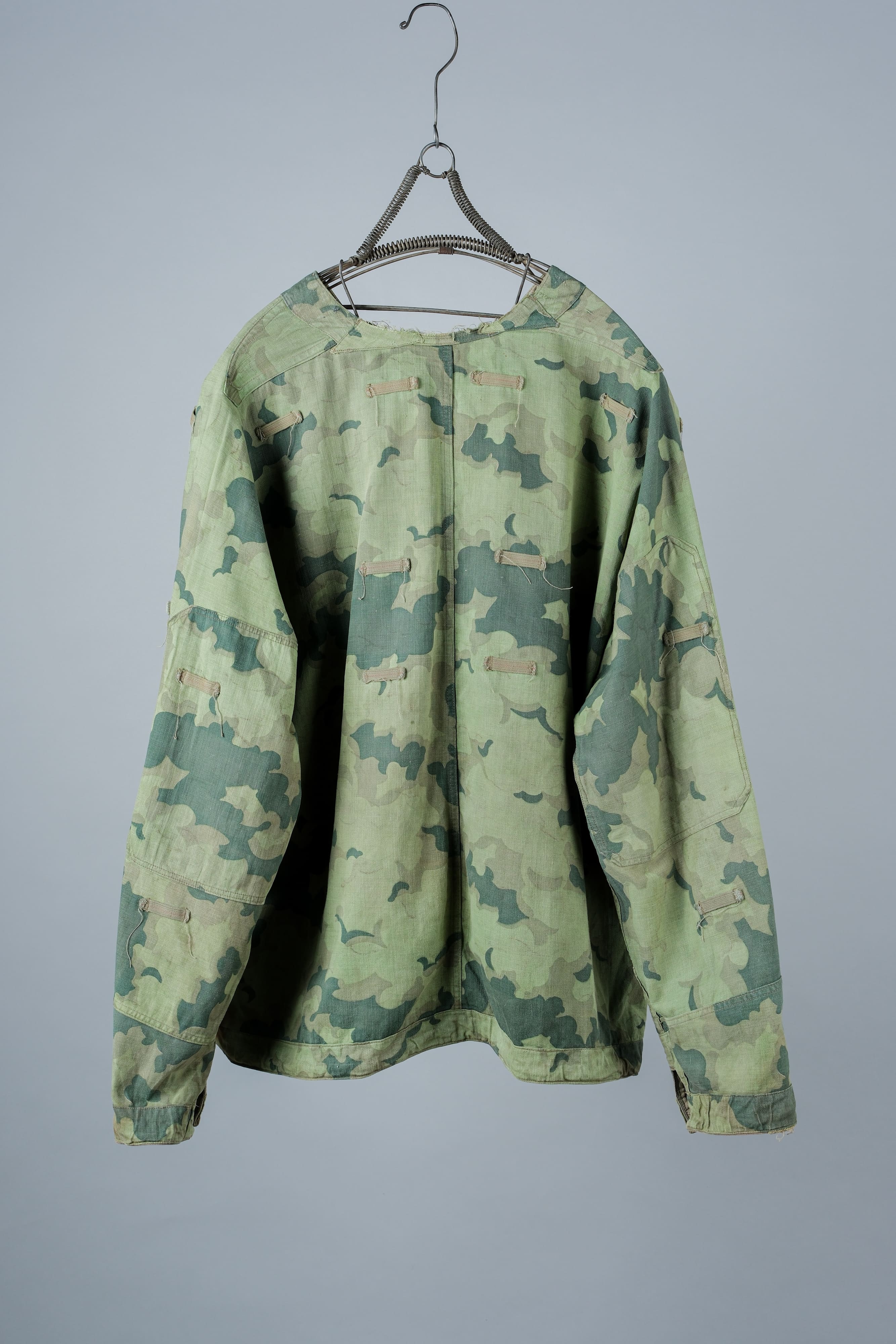 【~50's】Czechoslovakian Army Clouds Camouflage Reversible Smock "Modified"