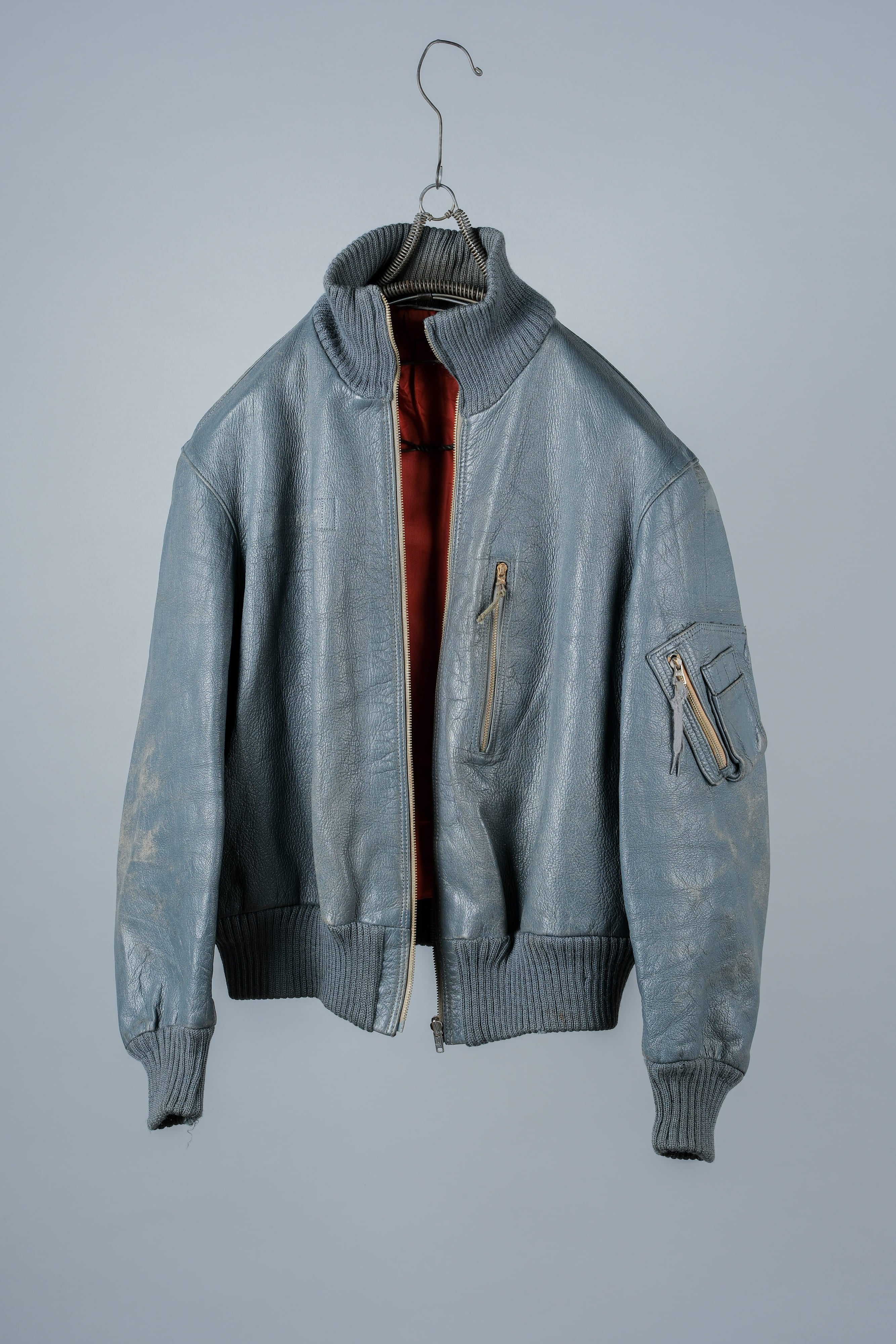 【~70’s】West German Air Force Pilot Leather Jacket