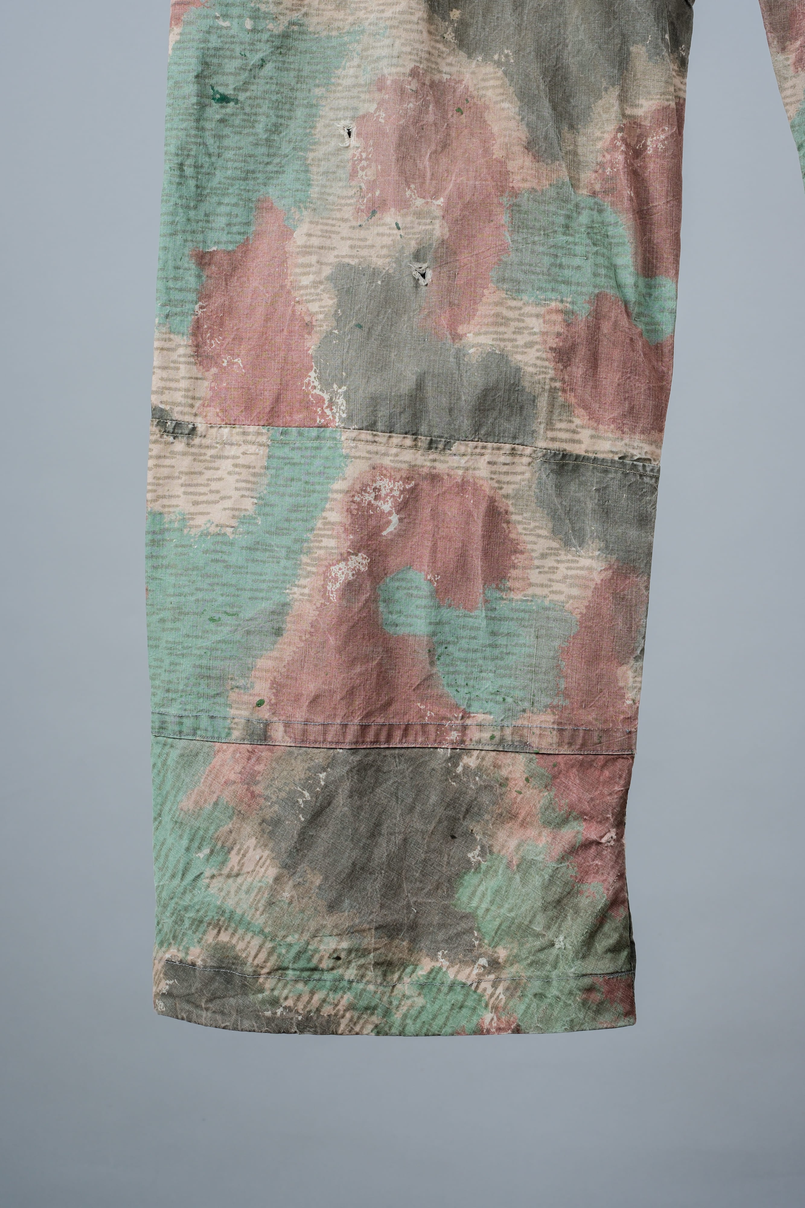 【~60's】Czechoslovakian Army Sumpfmuster Pattern Camouflage Trousers "Localmade"