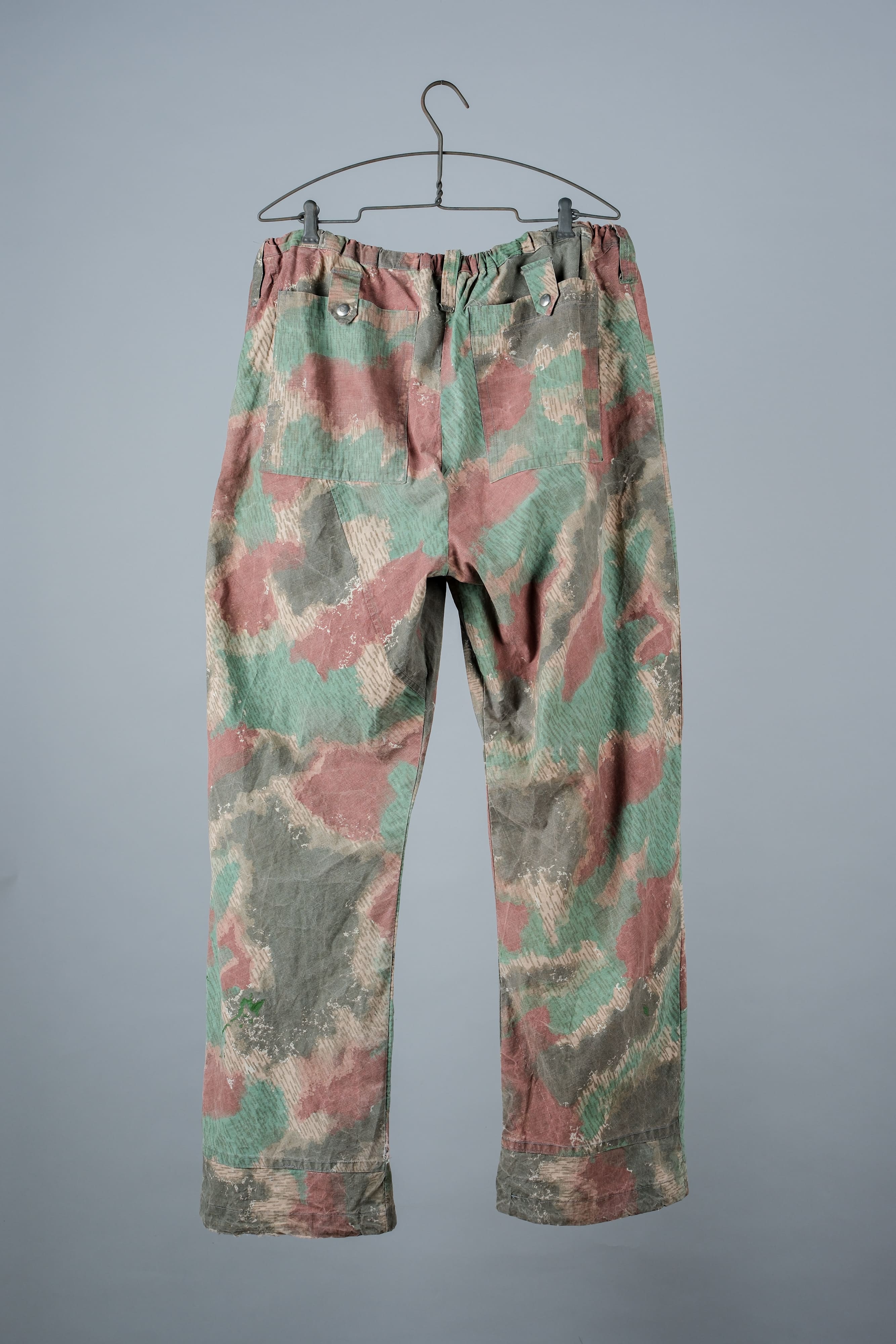 【~60's】Czechoslovakian Army Sumpfmuster Pattern Camouflage Trousers "Localmade"