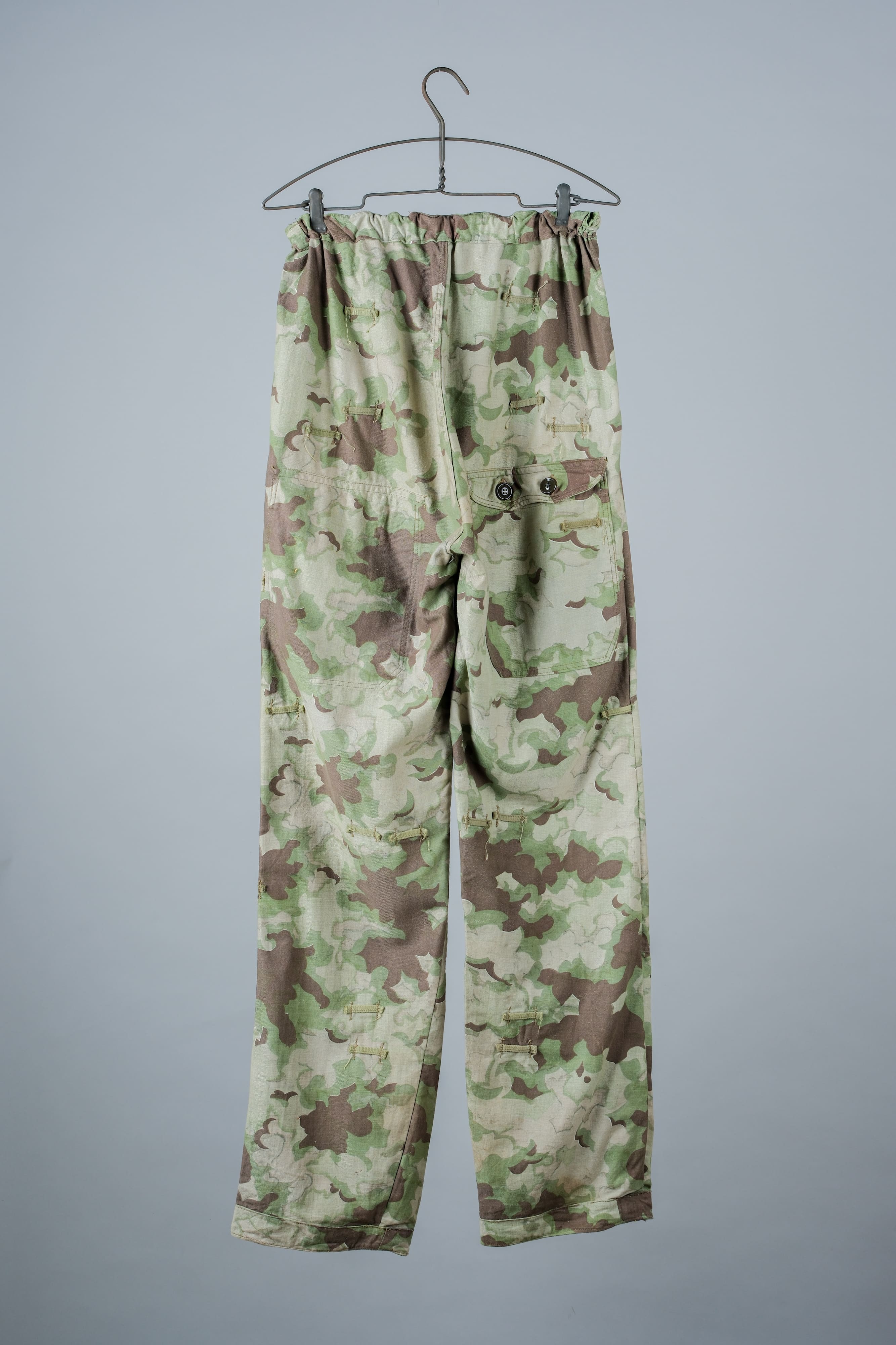 【~50's】Czechoslovakian Army Clouds Camouflage Reversible Trousers "Modified"